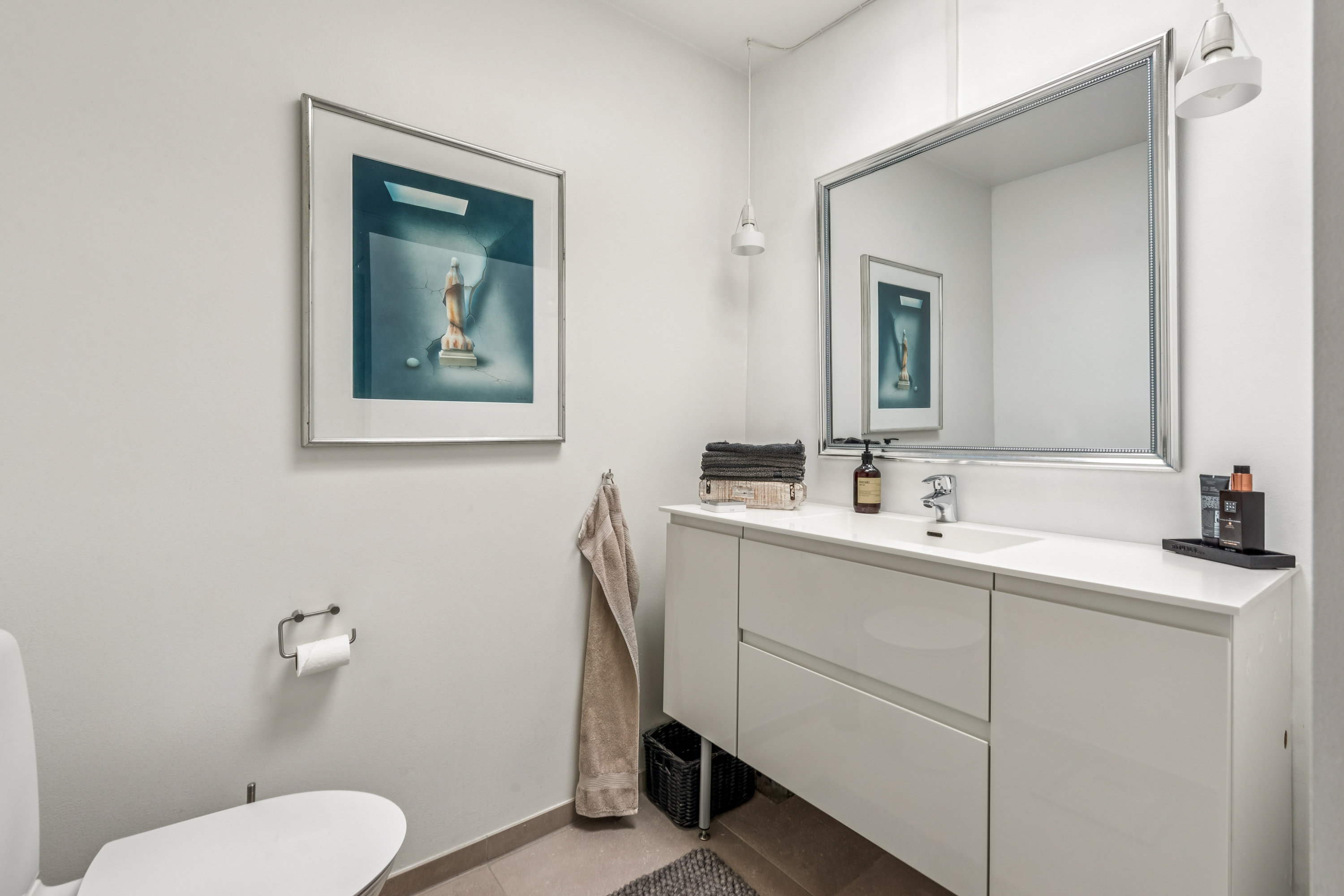 Fremhævet badeværelse billede i fuldskærmstilstand. Billede af Krogårdsvej 86, 2670 Greve