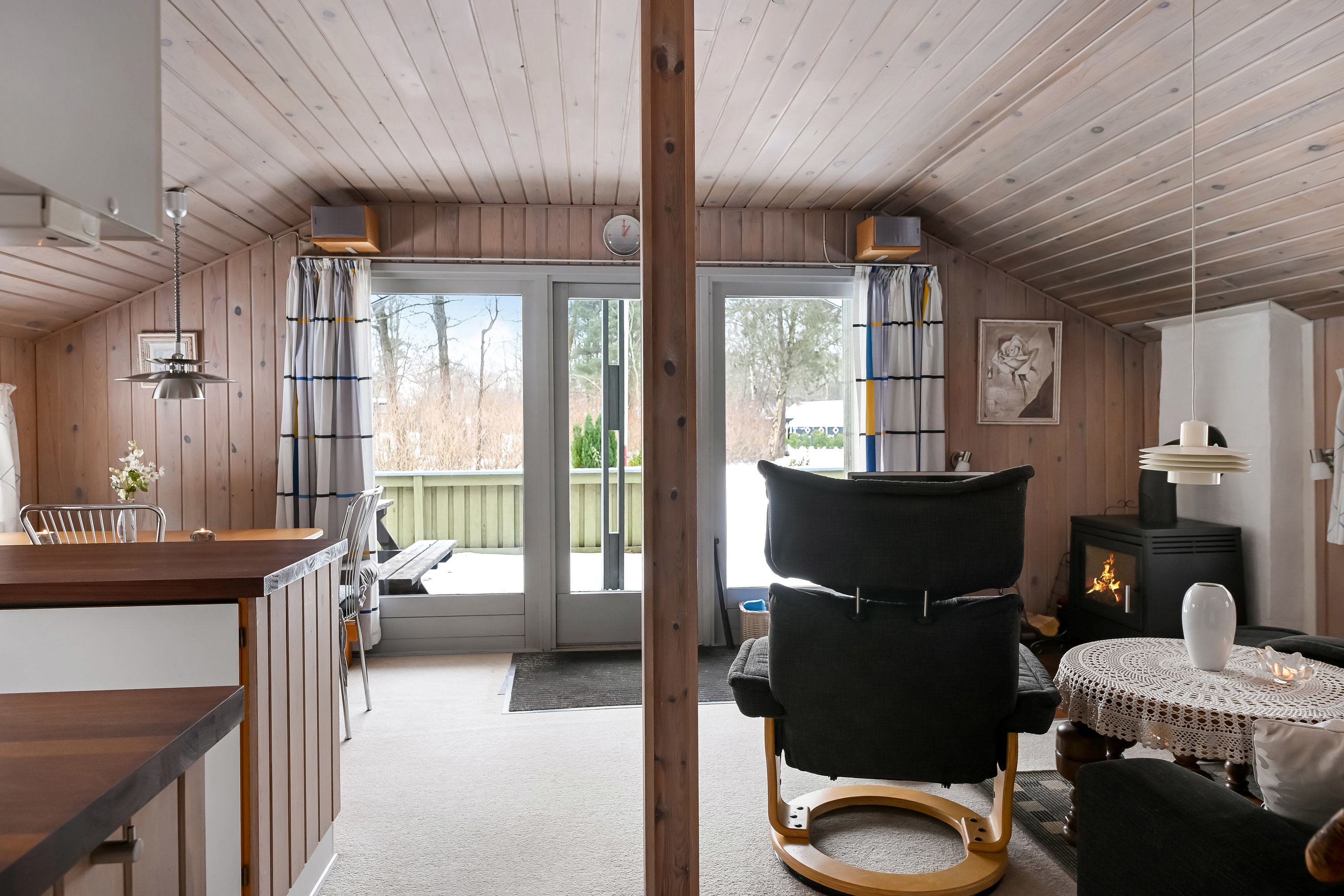 Fremhævet stue billede i fuldskærmstilstand. Billede af Blåbærvangen 10, Jegum, 6840 Oksbøl