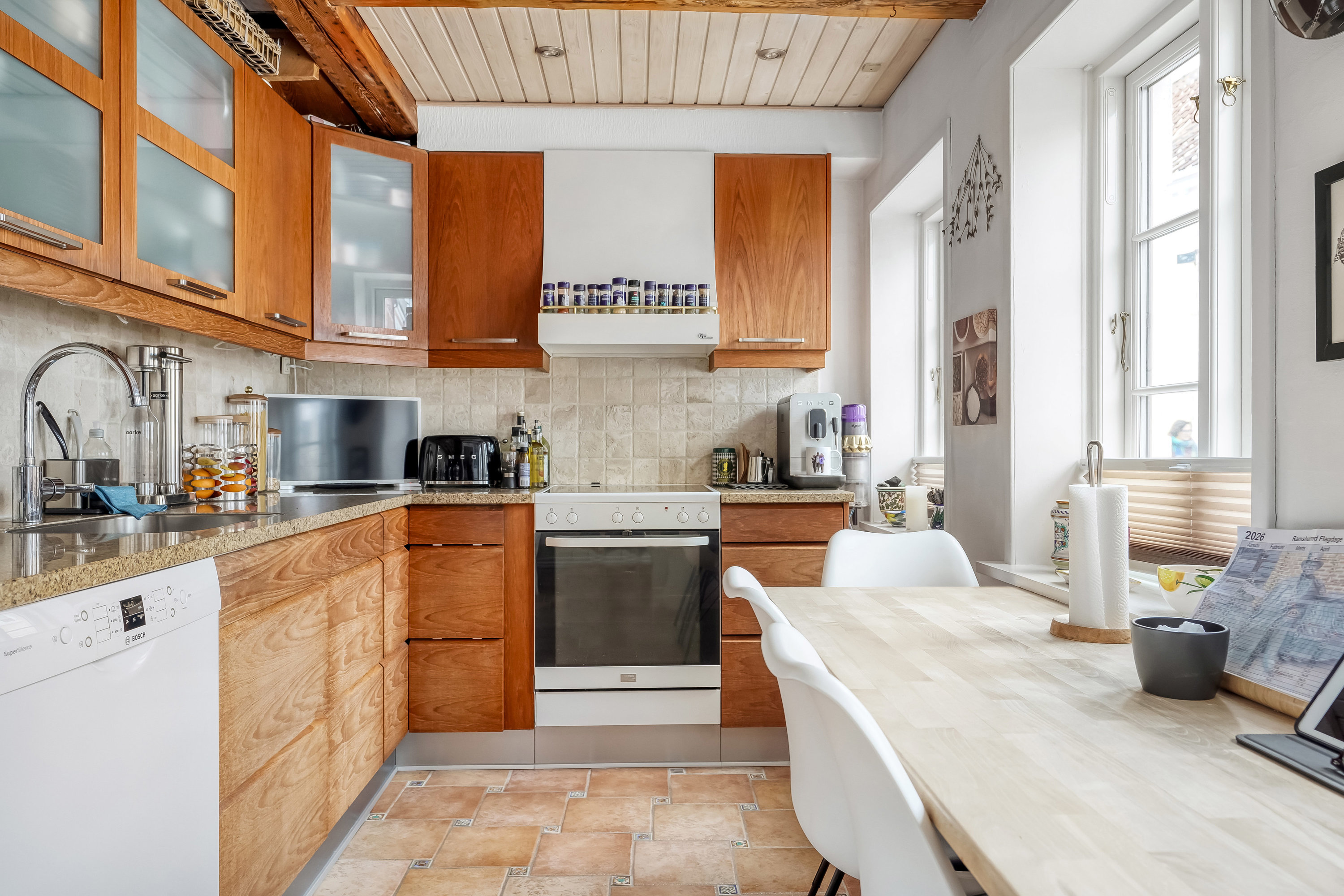 Fremhævet køkken billede i fuldskærmstilstand. Billede af Ramsherred 20, 5000 Odense C