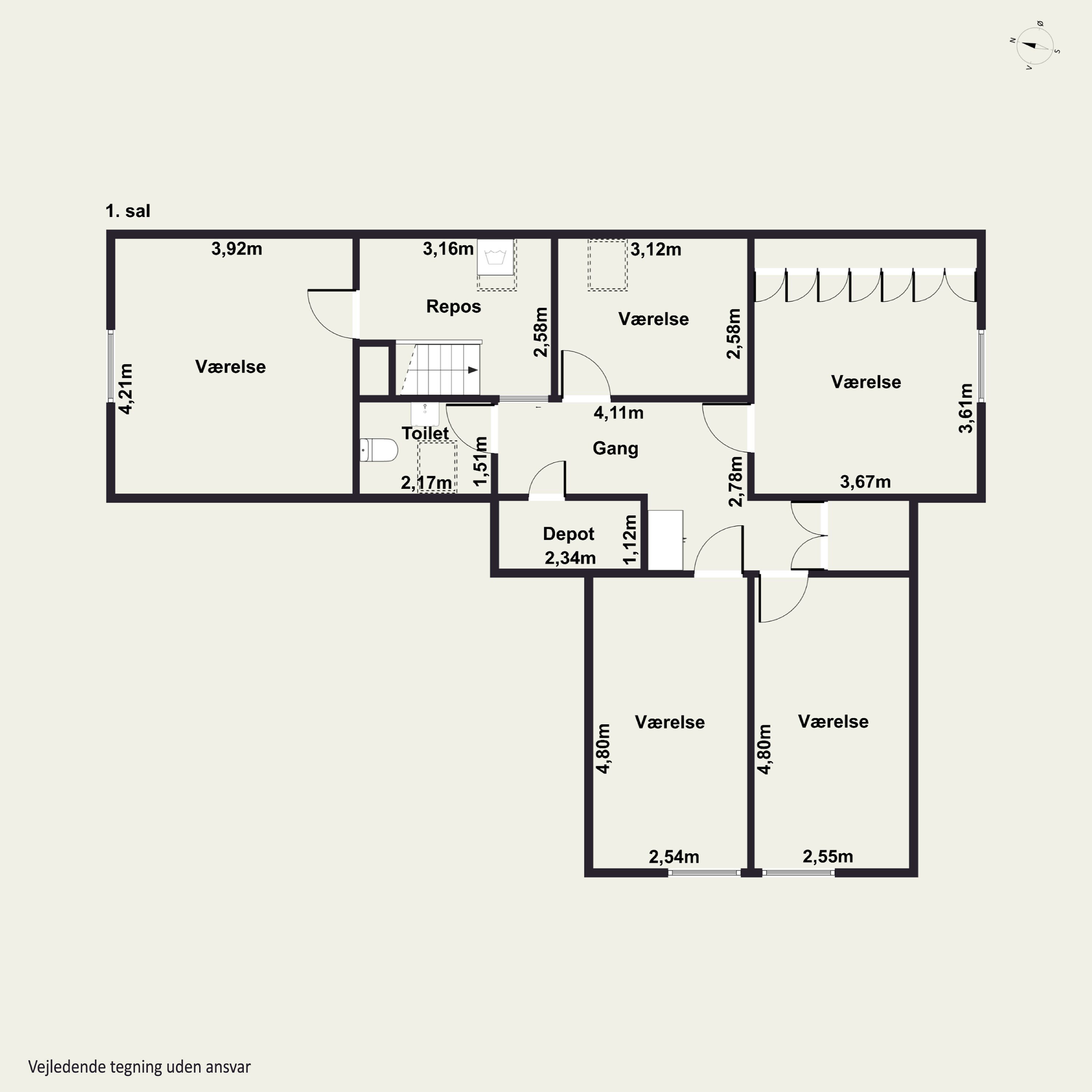Plantegninger billede af Bøgholtvej 3, Sønderskov, 9800 Hjørring