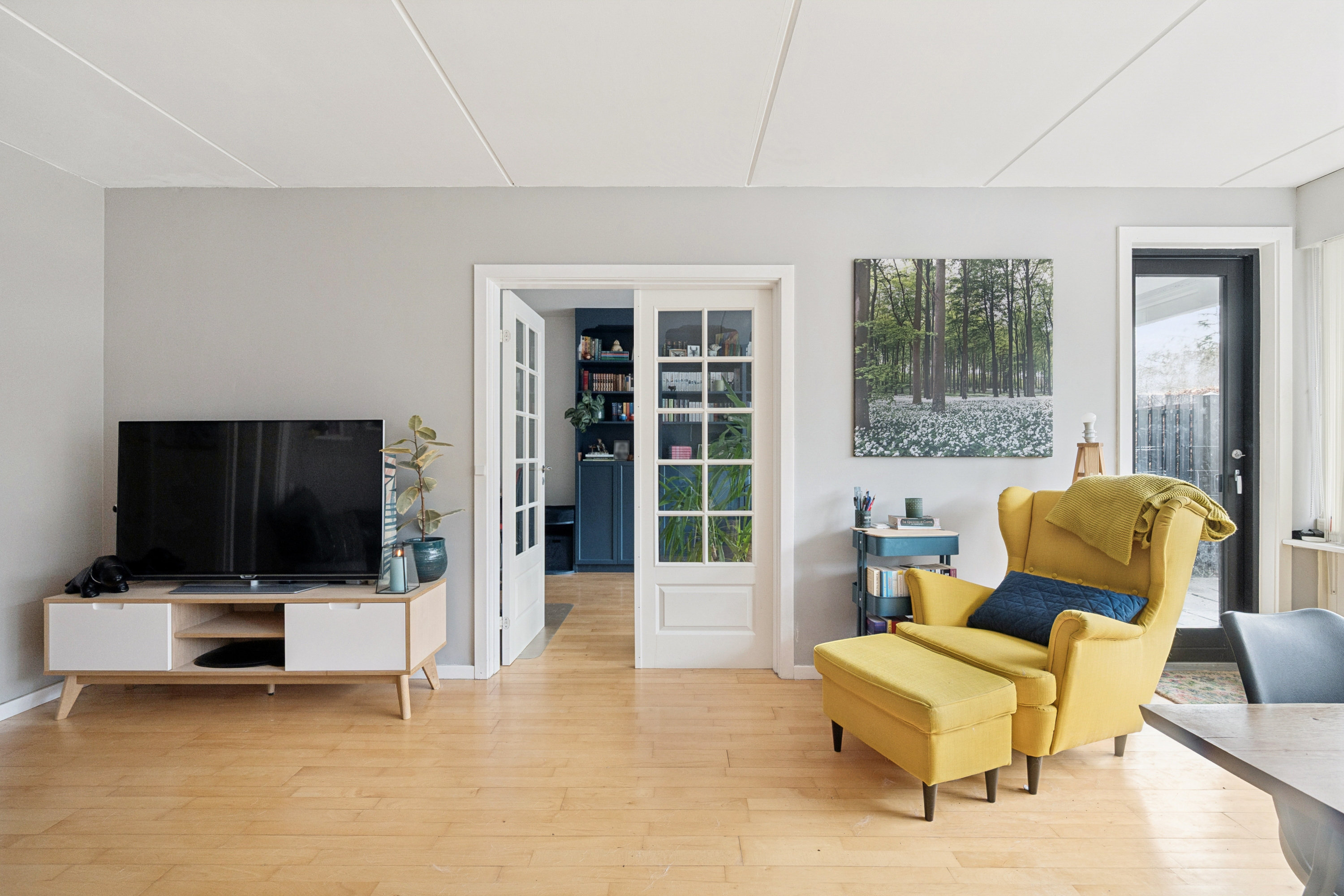 Fremhævet stue billede i fuldskærmstilstand. Billede af Kantorparken 26, st.. tv., 8240 Risskov