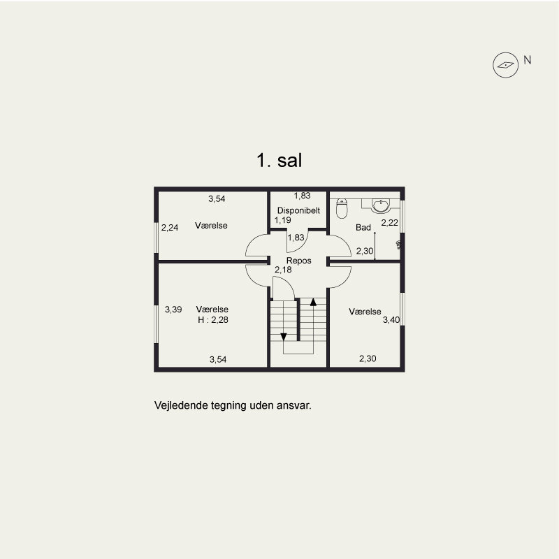 Plantegninger billede af Nyhøjen 702, 5330 Munkebo