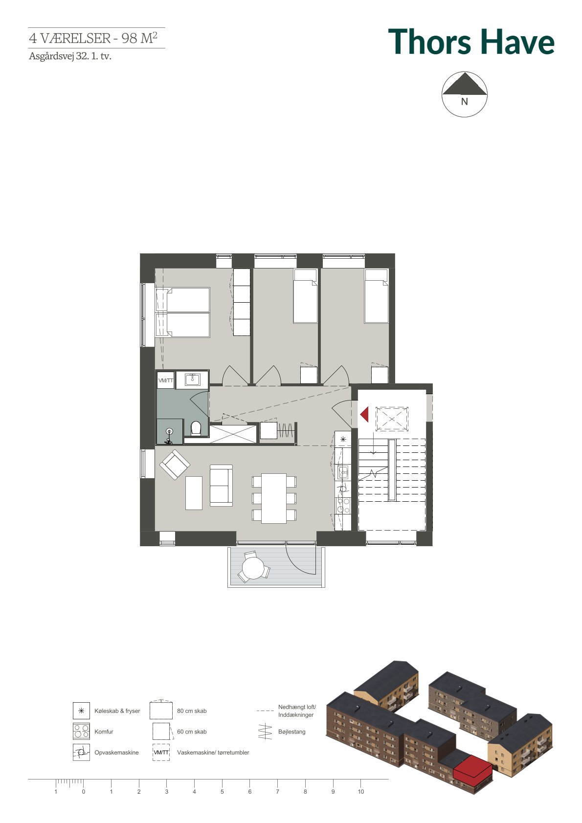 Fremhævet  billede i fuldskærmstilstand. Billede af Asgårdsvej 32, 1. tv., Højstrup, 5200 Odense V