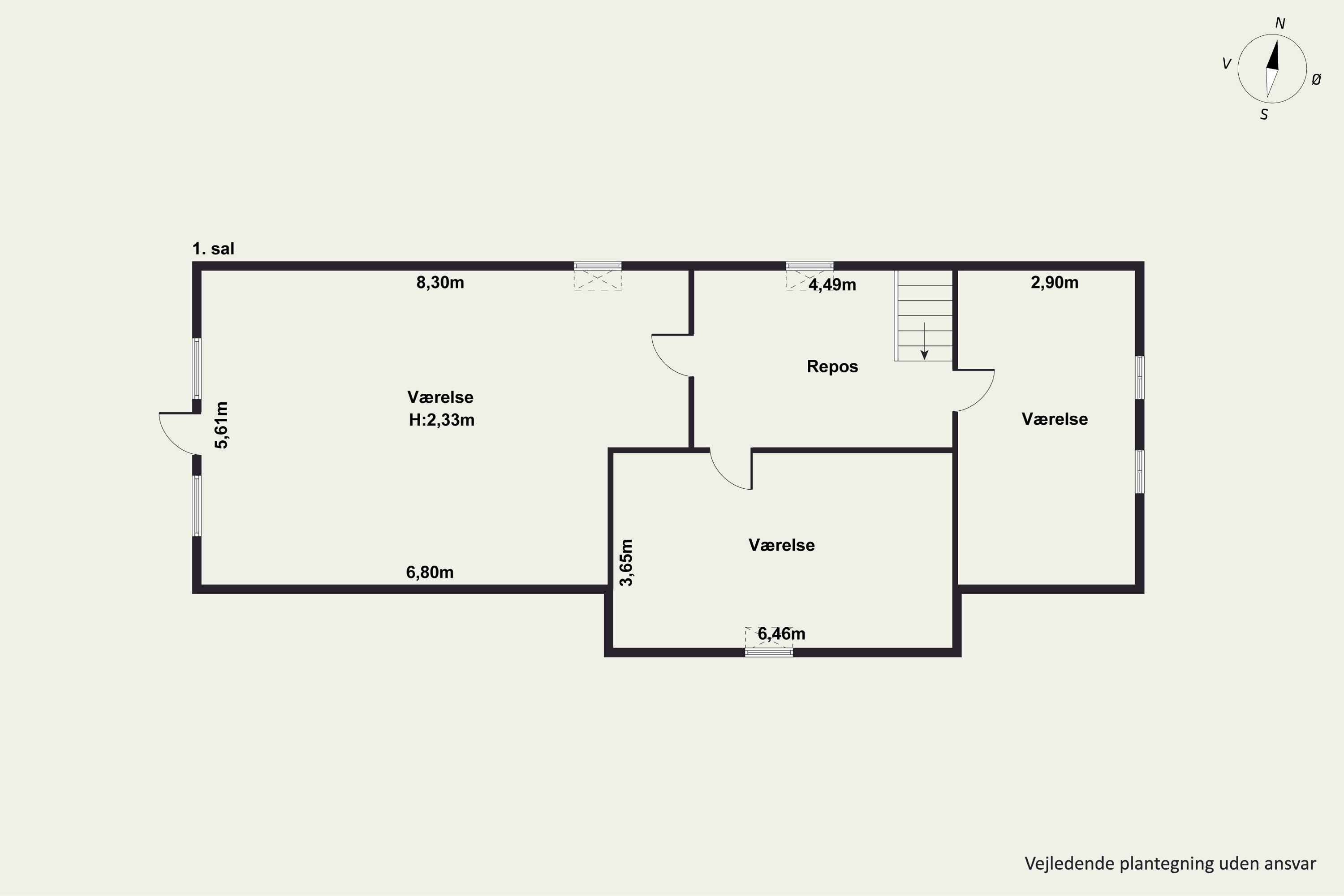 Plantegninger billede af Løvskal Landevej 235, Vejrum, 8830 Tjele