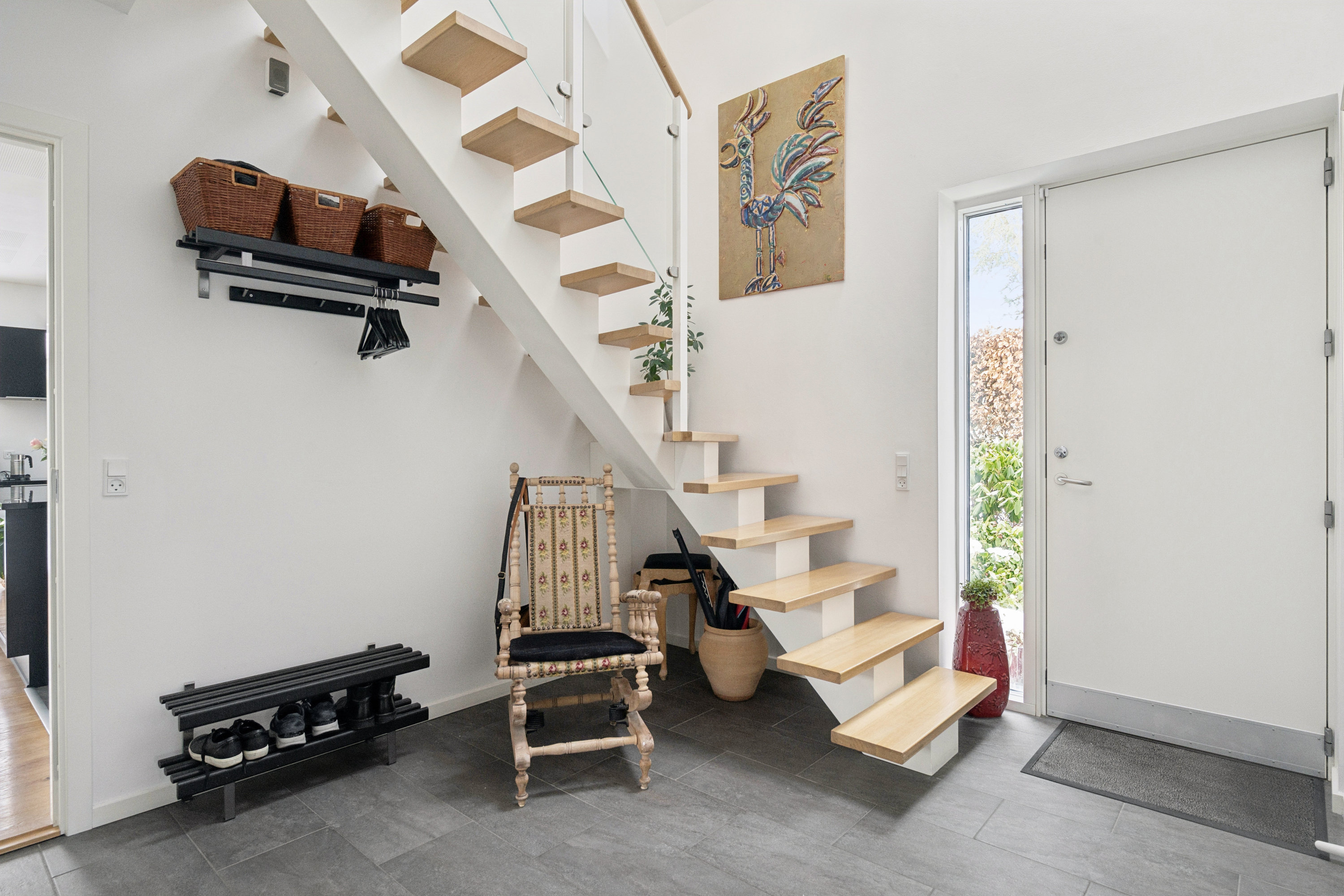 Fremhævet trappe billede i fuldskærmstilstand. Billede af Jacob Adelborgs Allé 4B, 8240 Risskov