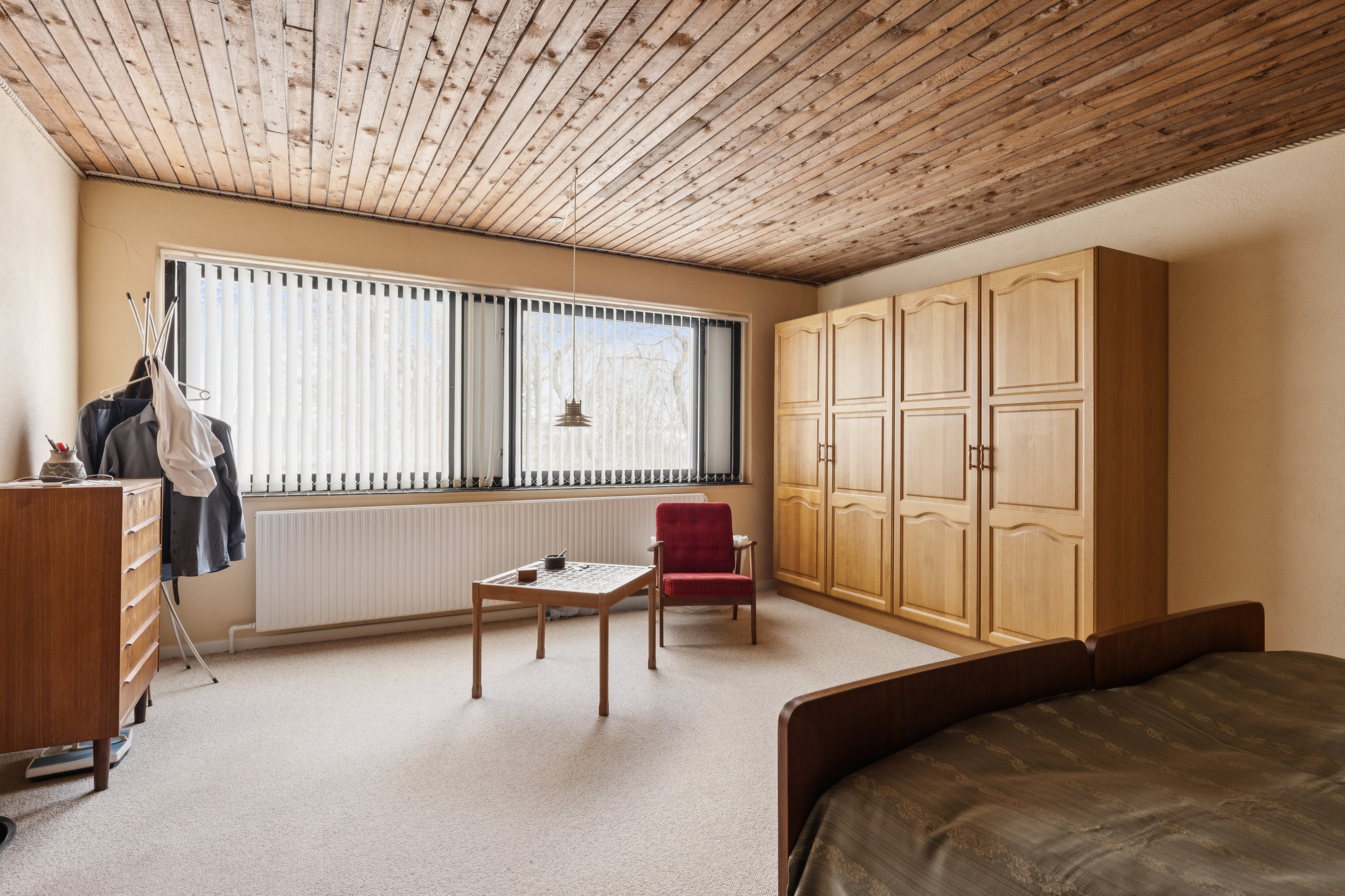 Fremhævet stue billede i fuldskærmstilstand. Billede af Løvskal Landevej 235, Vejrum, 8830 Tjele