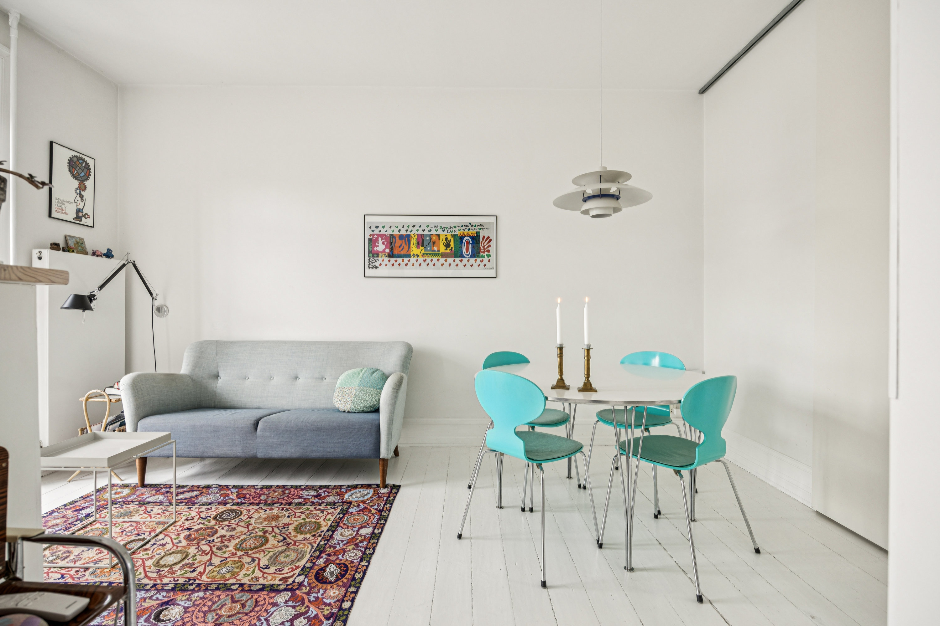 Fremhævet stue billede i fuldskærmstilstand. Billede af Forhåbningsholms Alle 17C, 3. th., 1904 Frederiksberg C