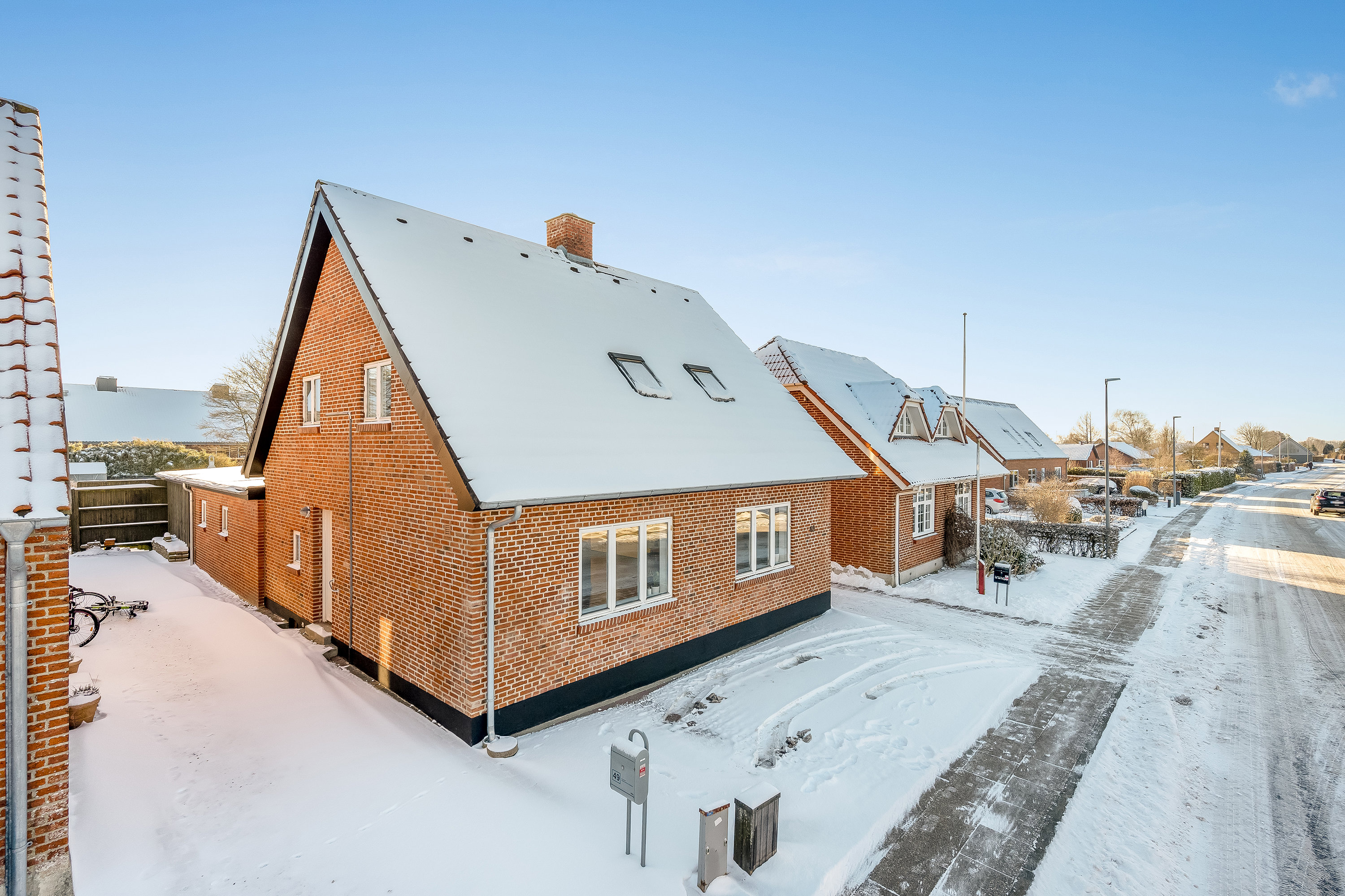 Fremhævet facade billede i fuldskærmstilstand. Billede af Søndergade 49, 6870 Ølgod