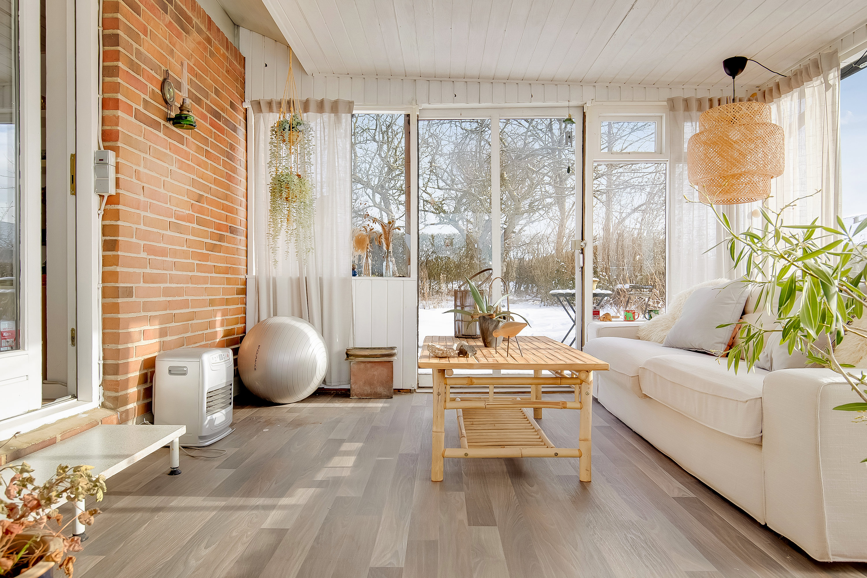 Fremhævet udestue billede i fuldskærmstilstand. Billede af Overager 2, Bredballe, 7120 Vejle Øst