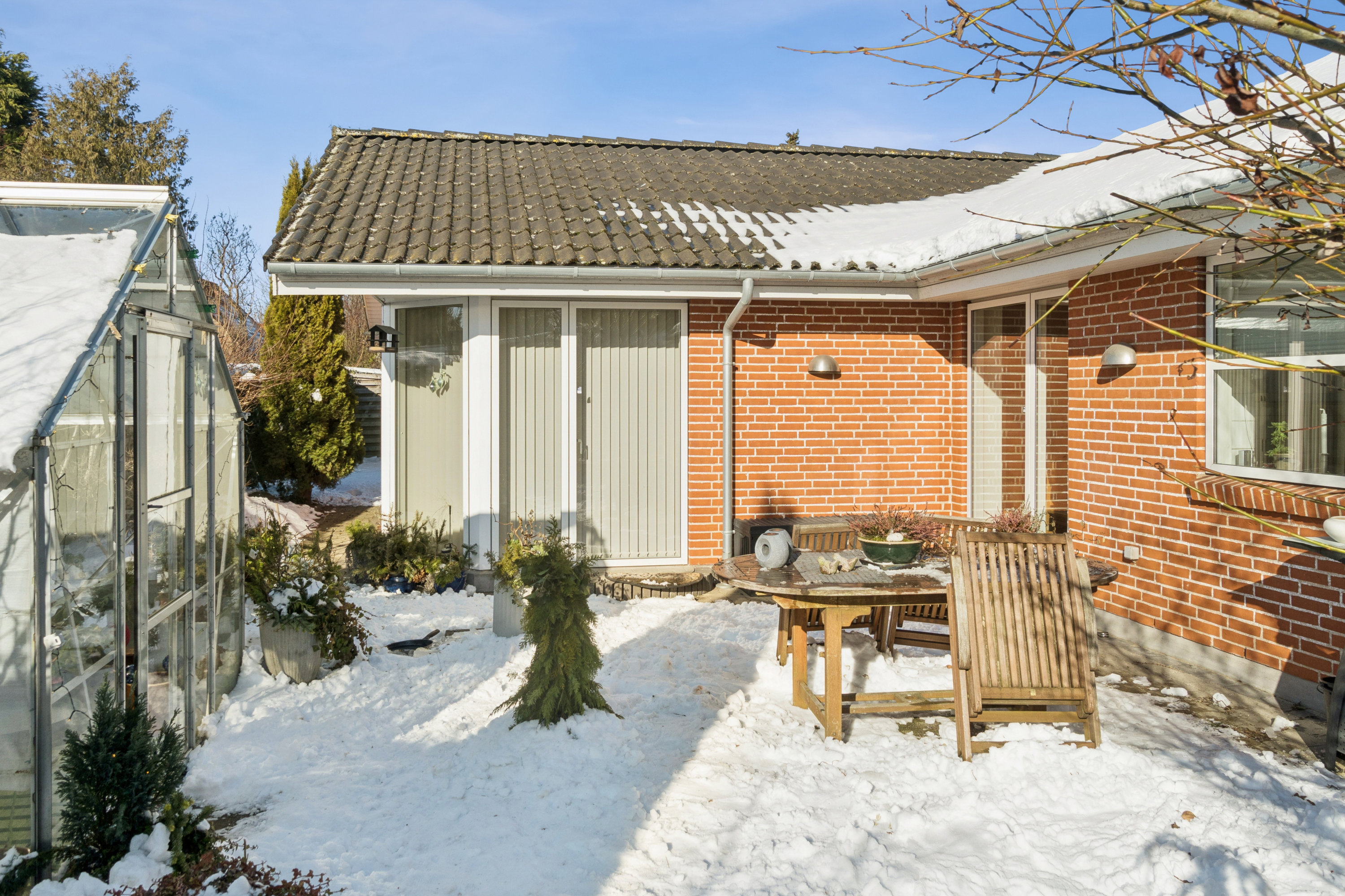 Fremhævet terrasse billede i fuldskærmstilstand. Billede af Poul Helgesens Vej 21, 8260 Viby J