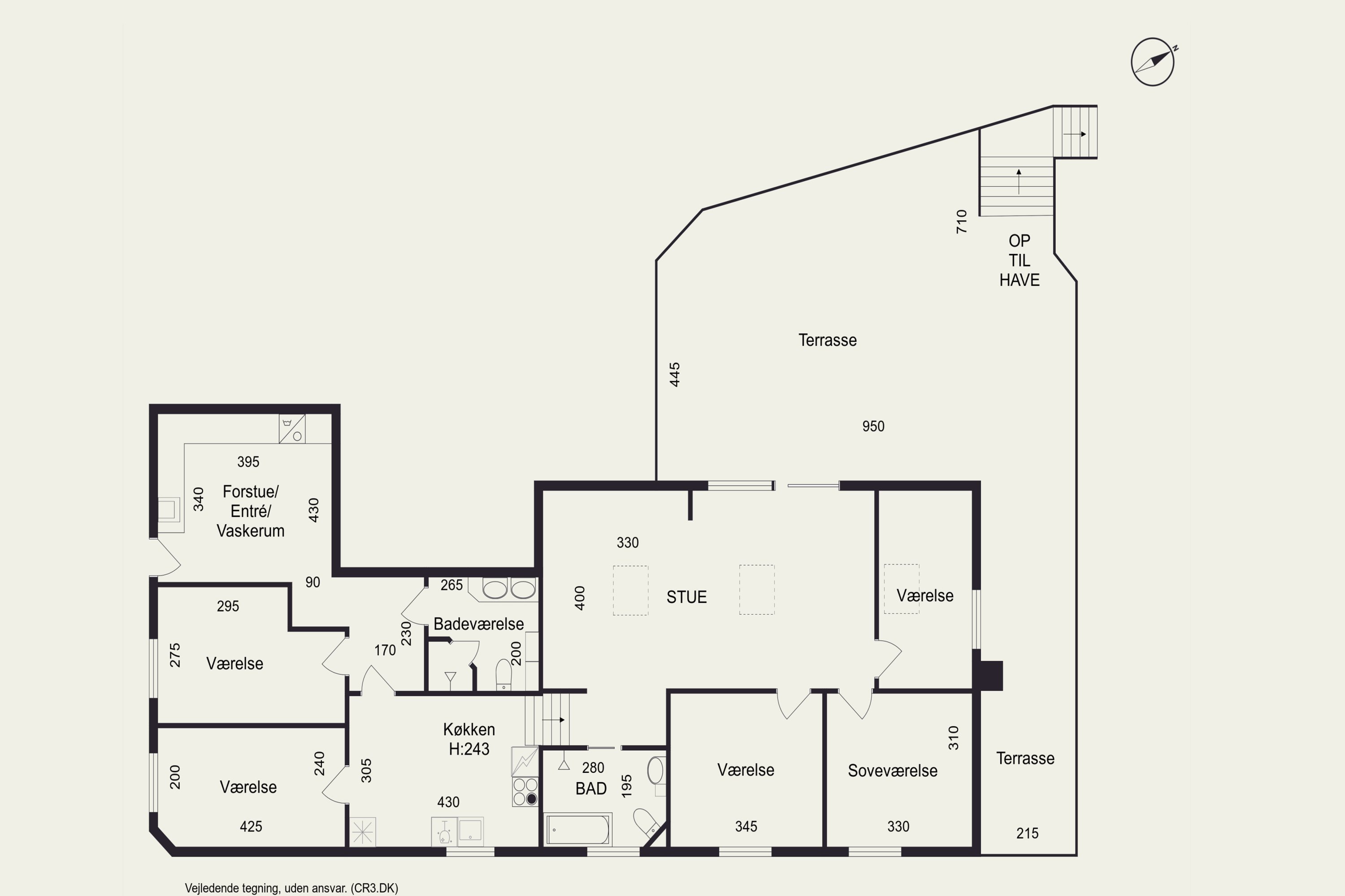 Plantegninger billede af Uggeløse Bygade 42A, 3540 Lynge