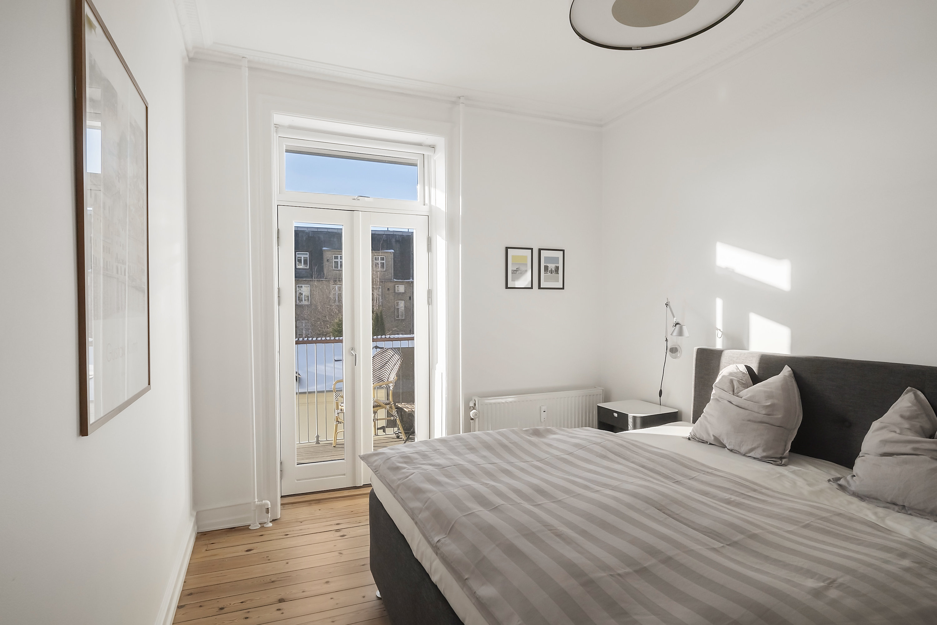 Fremhævet soveværelse billede i fuldskærmstilstand. Billede af Strandparksvej 6, 2. th., 2900 Hellerup