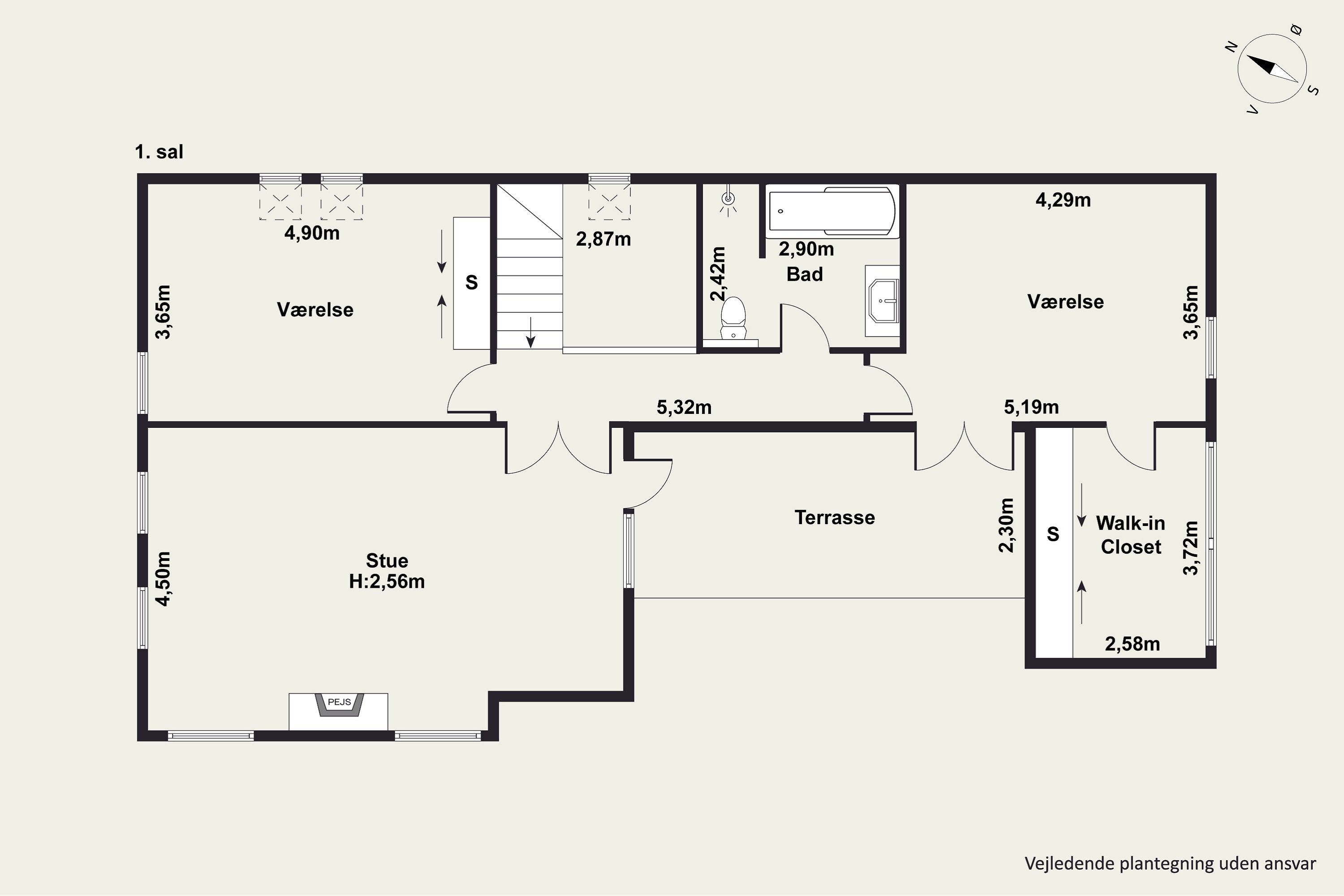 Plantegninger billede af Jacob Adelborgs Allé 4B, 8240 Risskov