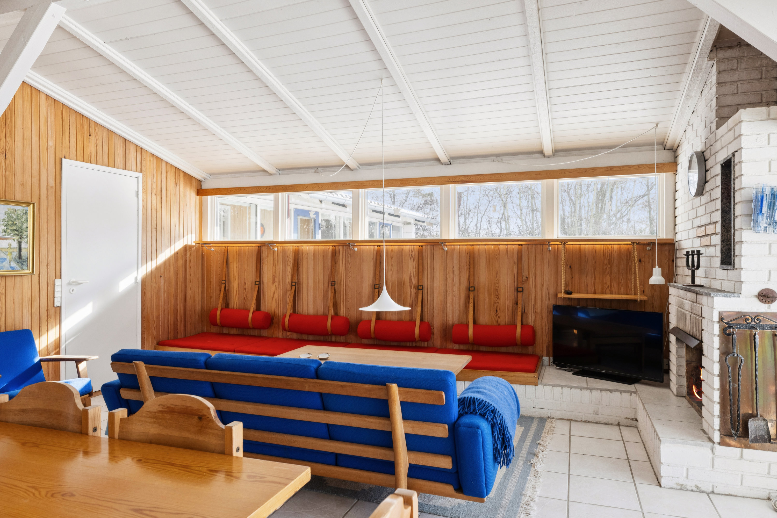 Fremhævet stue billede i fuldskærmstilstand. Billede af Søndermark 25, Sønderby, 6470 Sydals