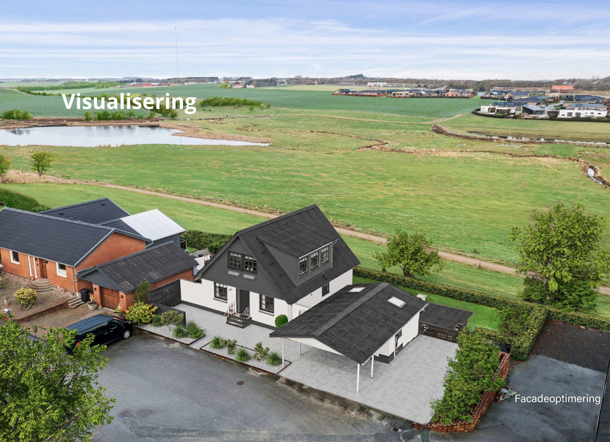 Fremhævet visualisering billede i fuldskærmstilstand. Billede af Australiavænget 4, Tingstrup, 7700 Thisted