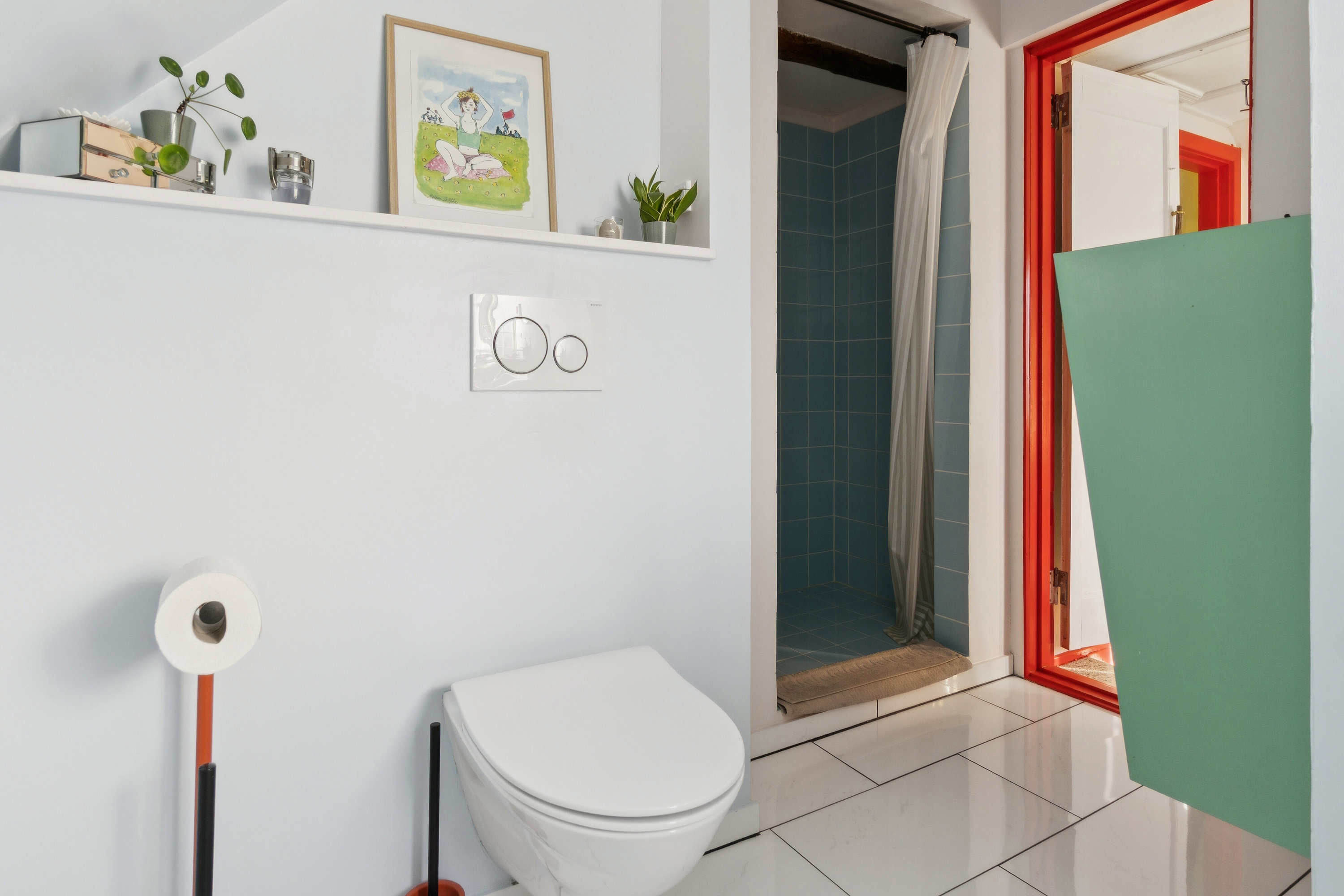 Fremhævet badeværelse billede i fuldskærmstilstand. Billede af Søndergade 13, Svaneke, 3740 Svaneke