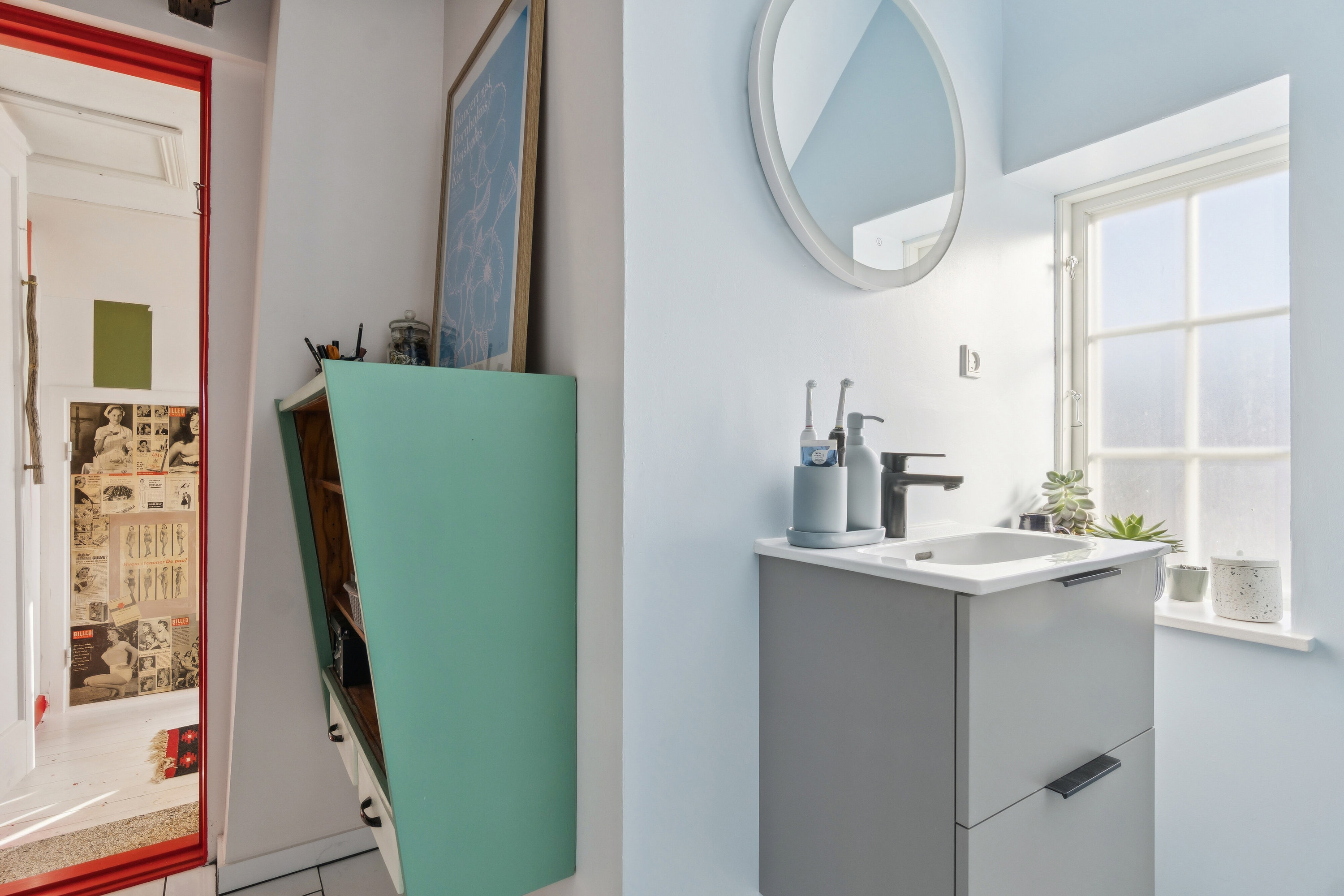 Fremhævet badeværelse billede i fuldskærmstilstand. Billede af Søndergade 13, Svaneke, 3740 Svaneke