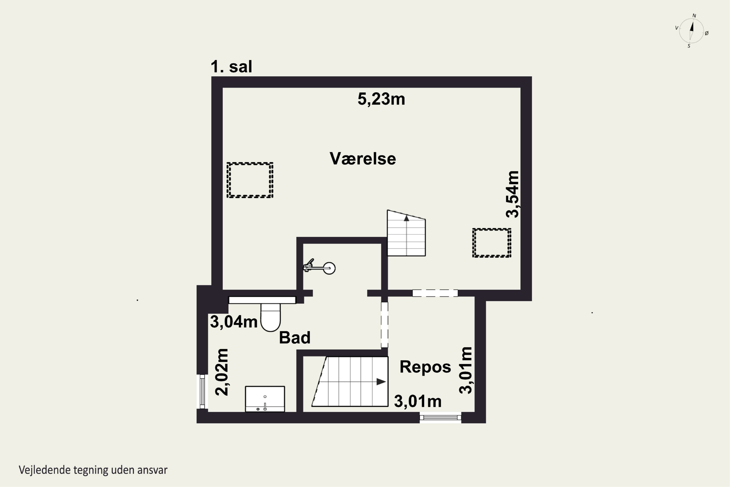 Plantegninger billede af Søndergade 13, Svaneke, 3740 Svaneke