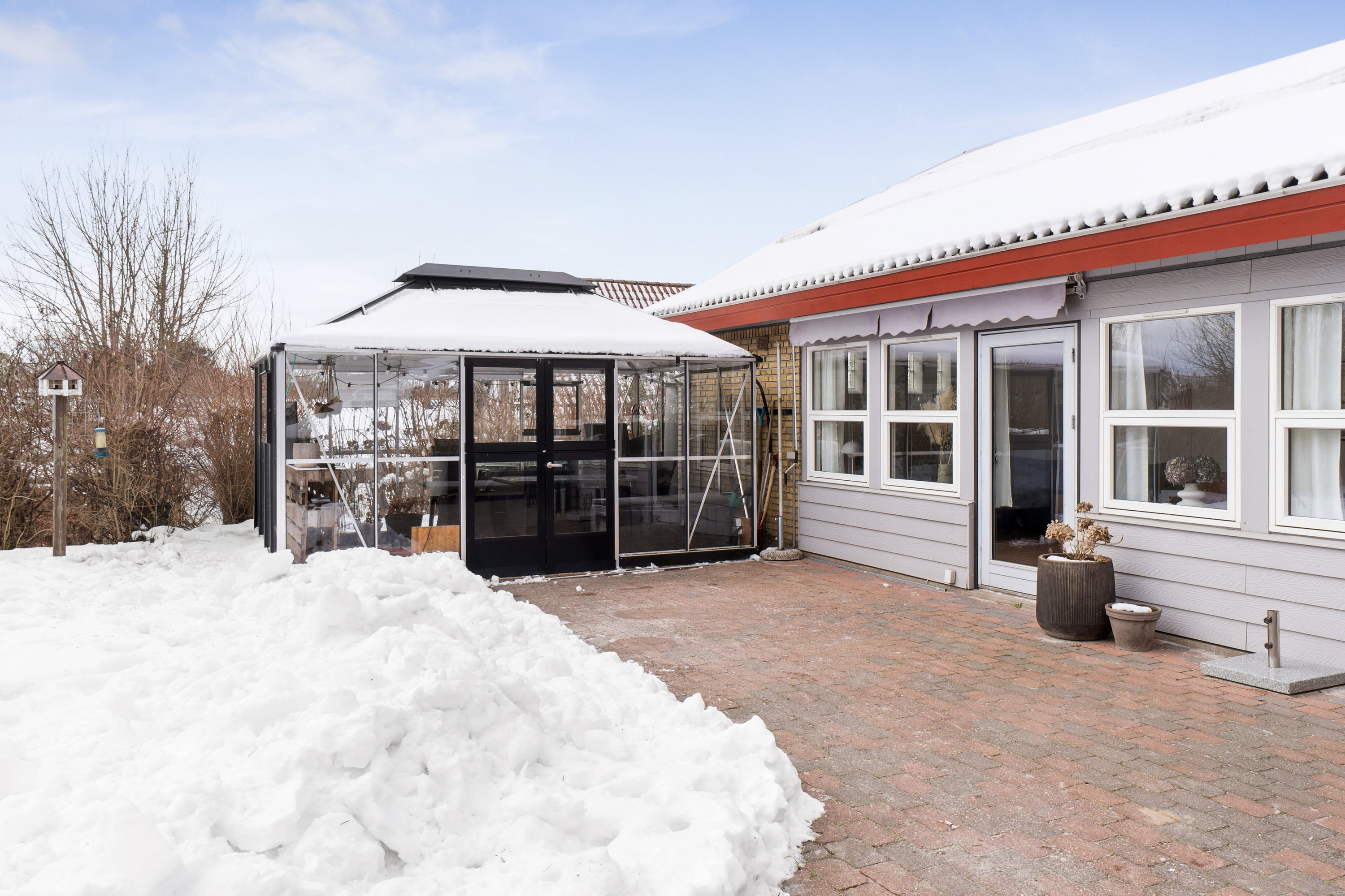 Fremhævet set fra haven billede i fuldskærmstilstand. Billede af Garvergårdsvej 30, 4200 Slagelse