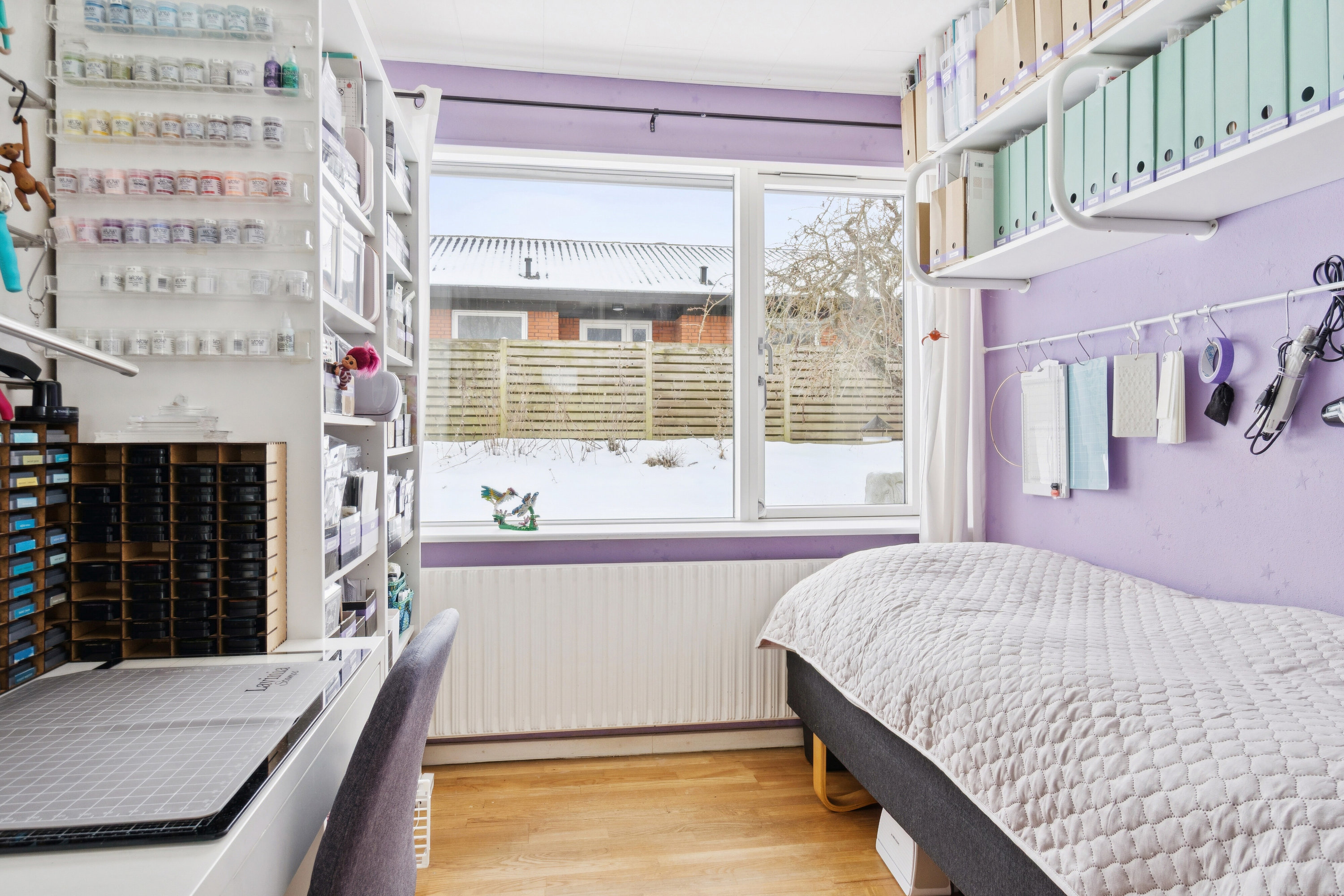 Fremhævet soveværelse billede i fuldskærmstilstand. Billede af Havretoften 46, 4200 Slagelse