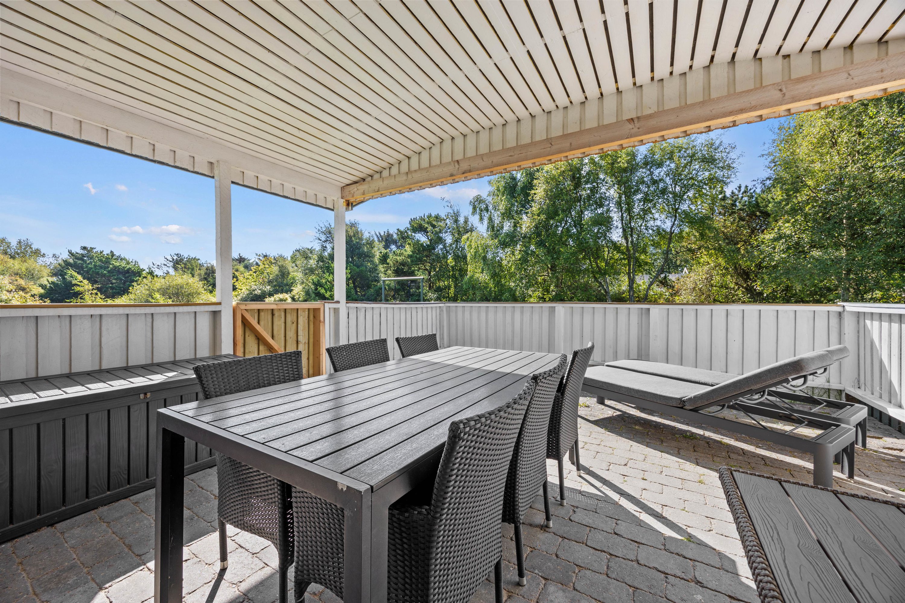 Fremhævet terrasse billede i fuldskærmstilstand. Billede af Vester Storetoft 33, Sønderho, 6720 Fanø