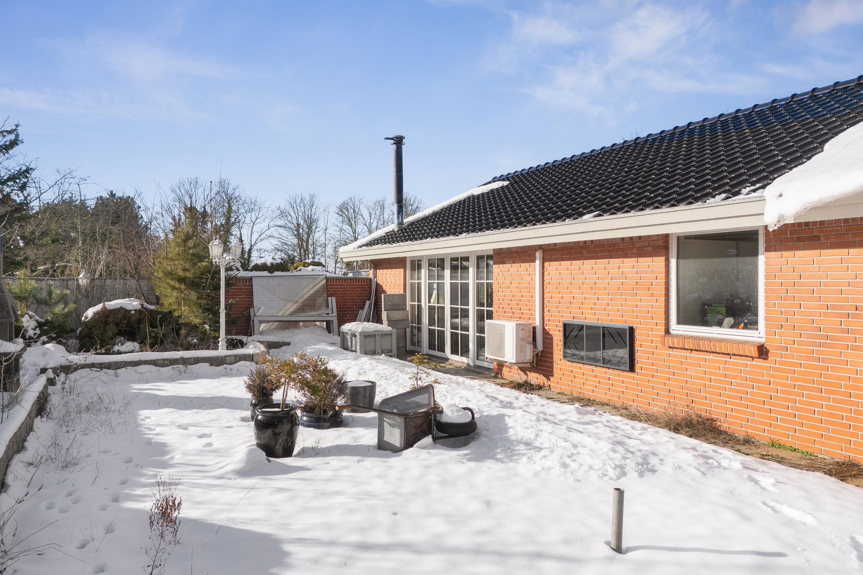 Fremhævet set fra haven billede i fuldskærmstilstand. Billede af Filippavej 28, Kaldred, 4593 Eskebjerg