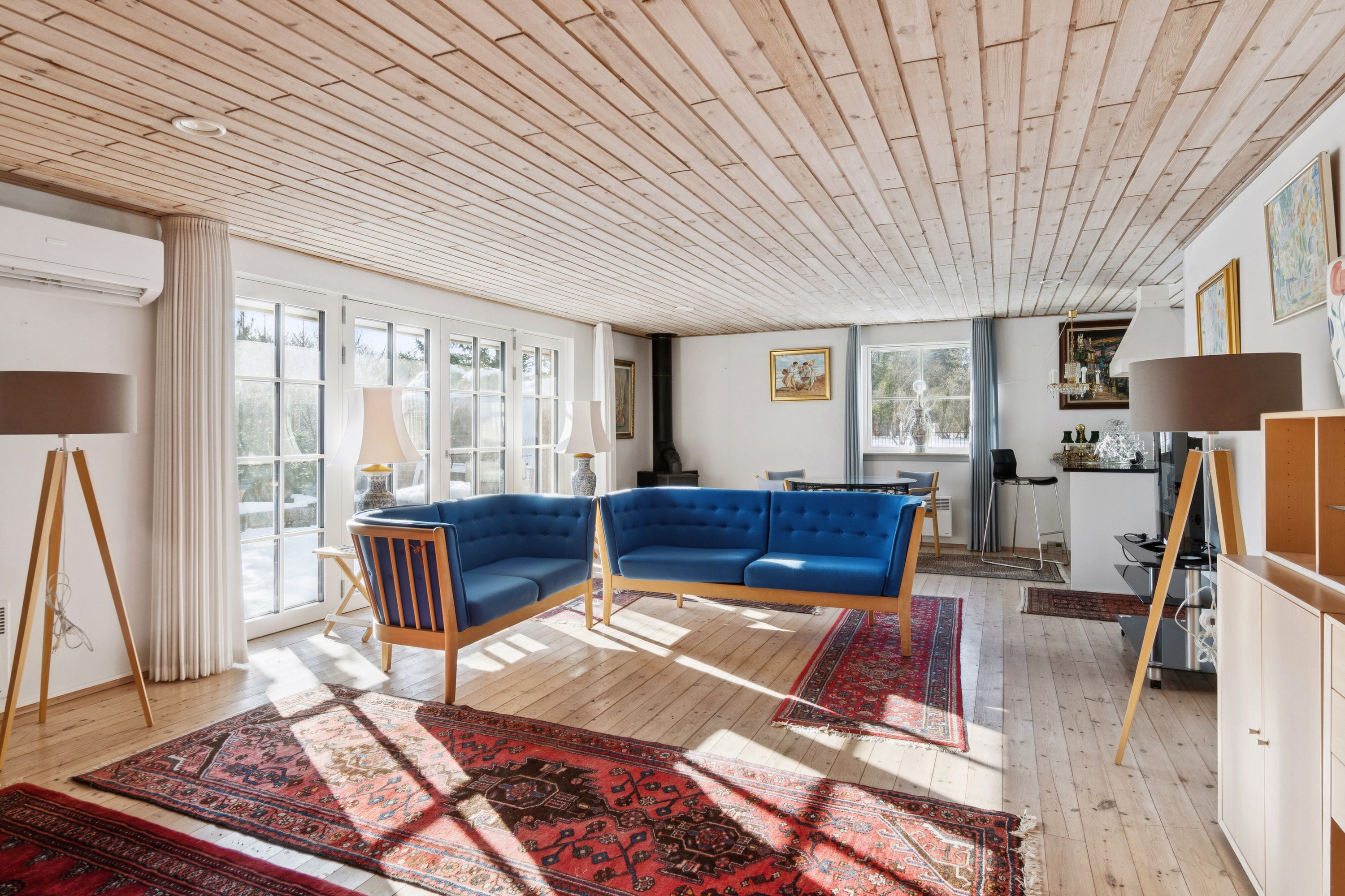 Fremhævet stue billede i fuldskærmstilstand. Billede af Filippavej 28, Kaldred, 4593 Eskebjerg