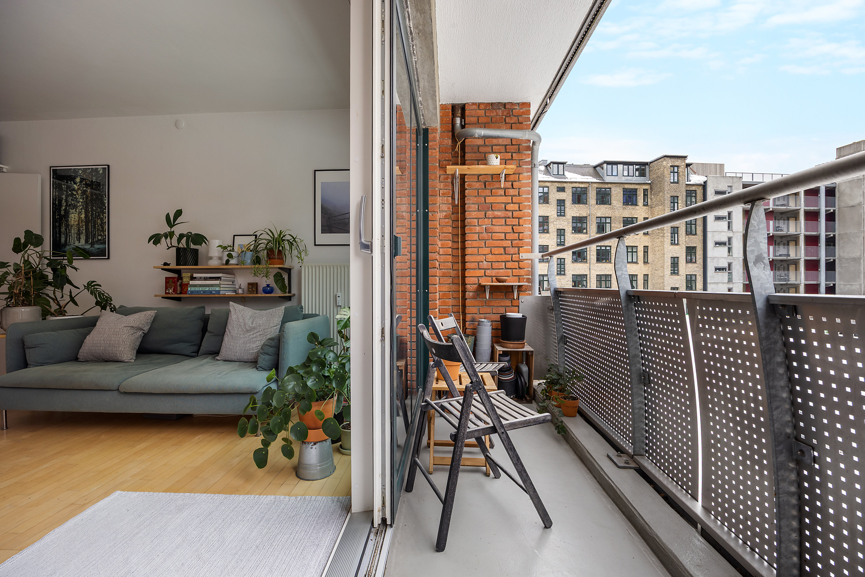 Fremhævet altan billede i fuldskærmstilstand. Billede af Tagensvej 47, 1. 3., 2200 København N