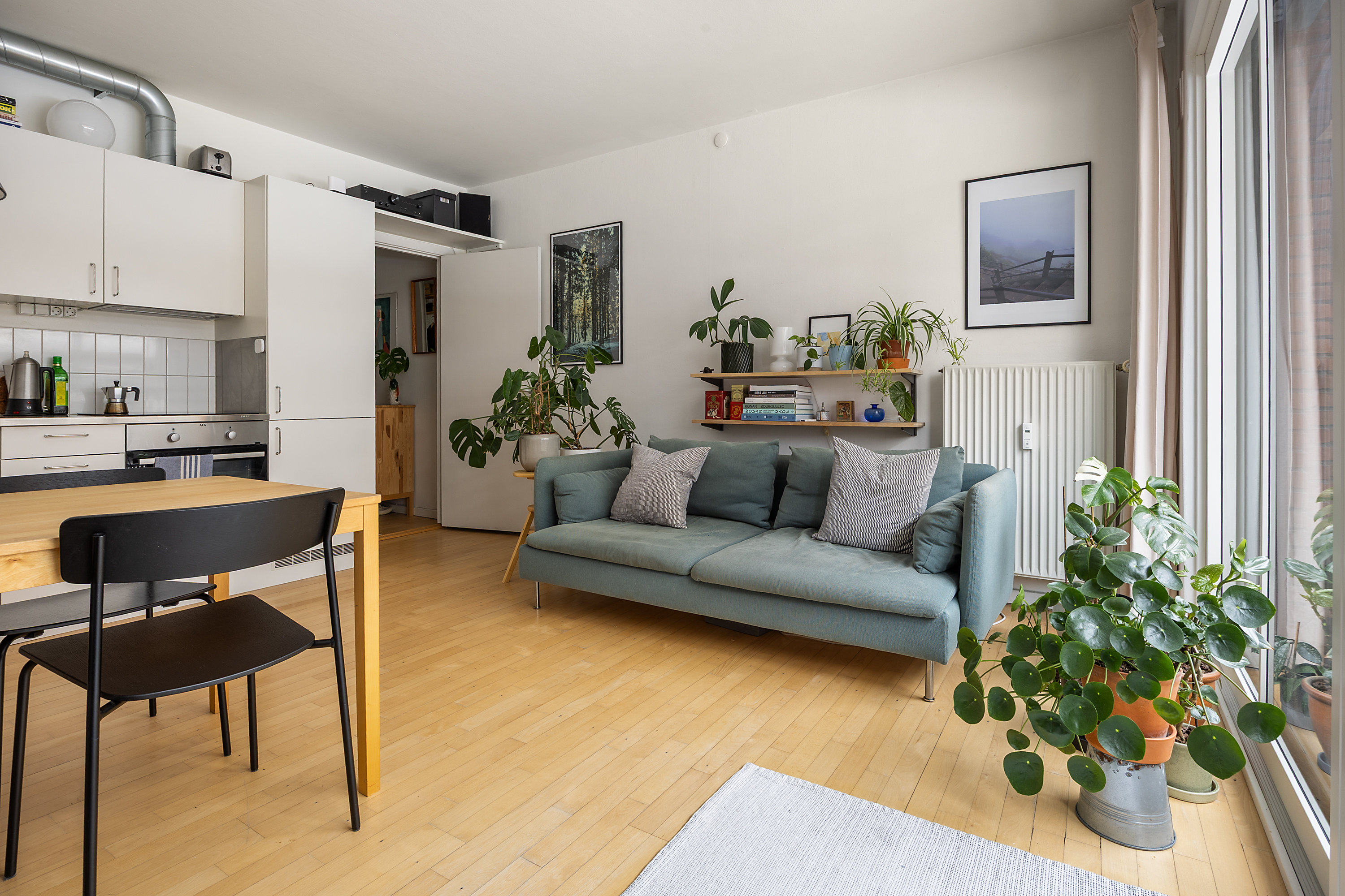 Fremhævet køkken alrum billede i fuldskærmstilstand. Billede af Tagensvej 47, 1. 3., 2200 København N