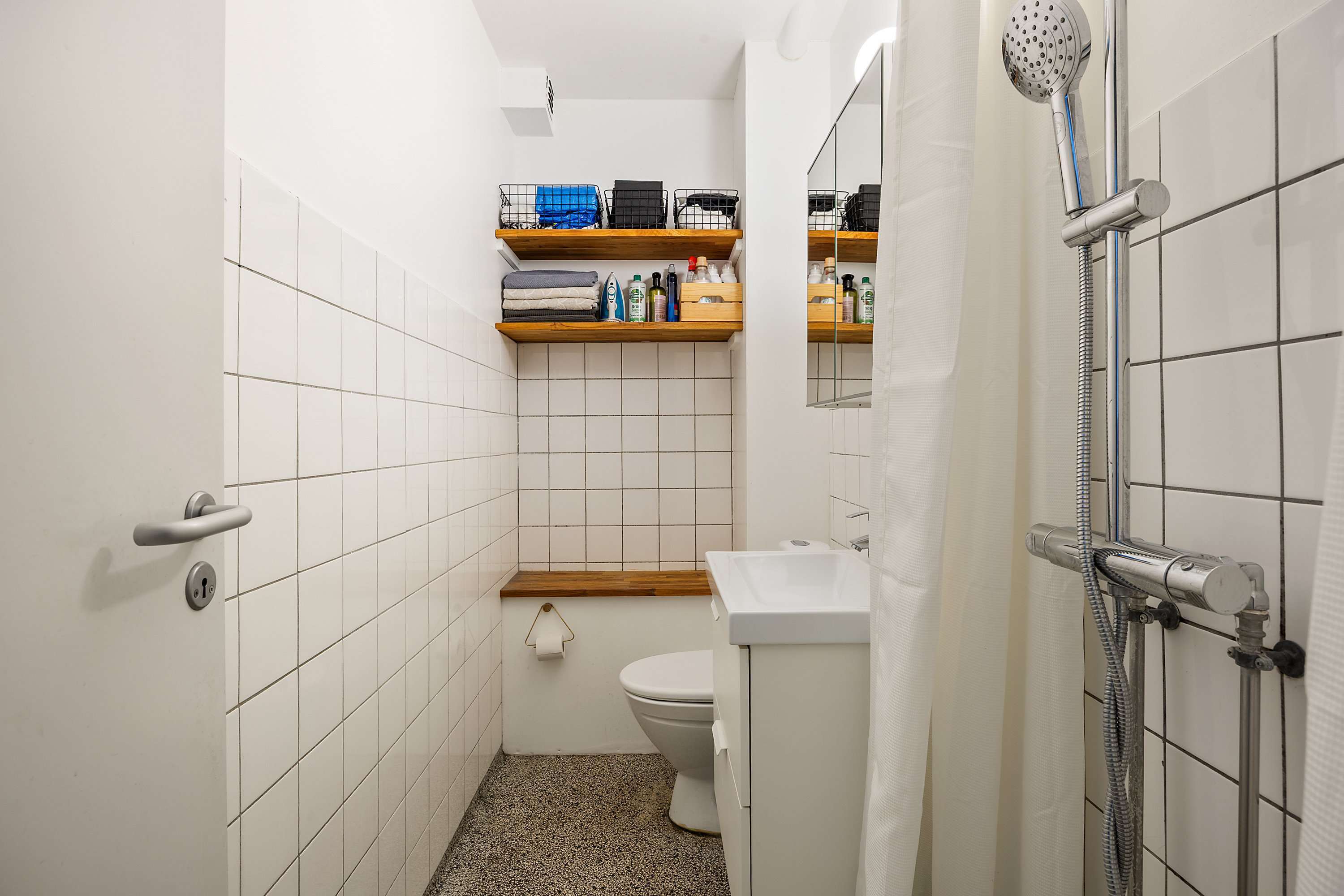 Fremhævet badeværelse billede i fuldskærmstilstand. Billede af Tagensvej 47, 1. 3., 2200 København N