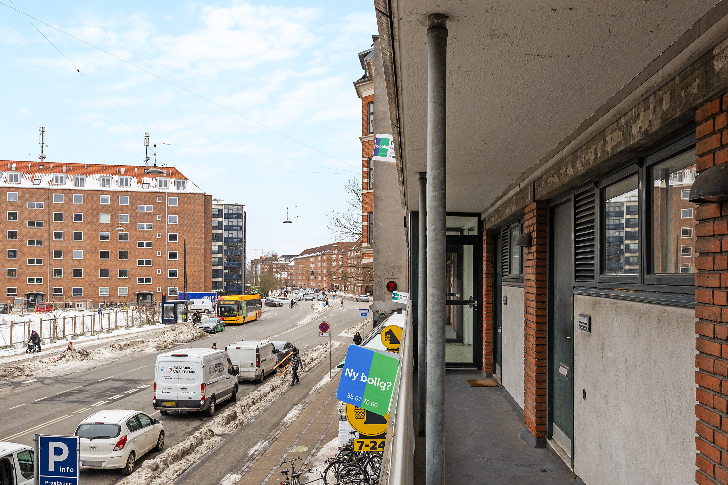 Fremhævet svalegang billede i fuldskærmstilstand. Billede af Tagensvej 47, 1. 3., 2200 København N