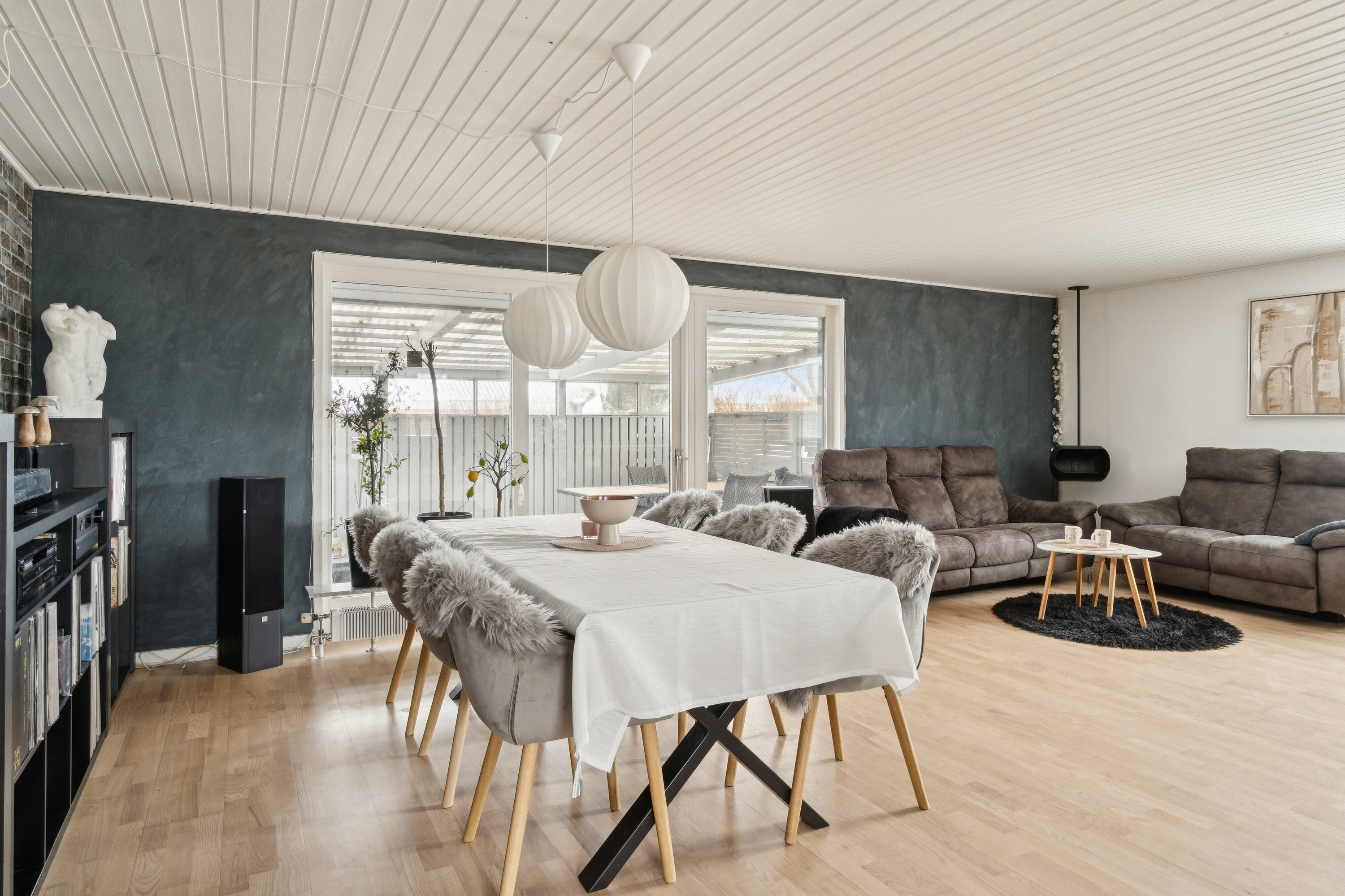 Fremhævet spisestue billede i fuldskærmstilstand. Billede af Sydskrænten 12, 4690 Haslev