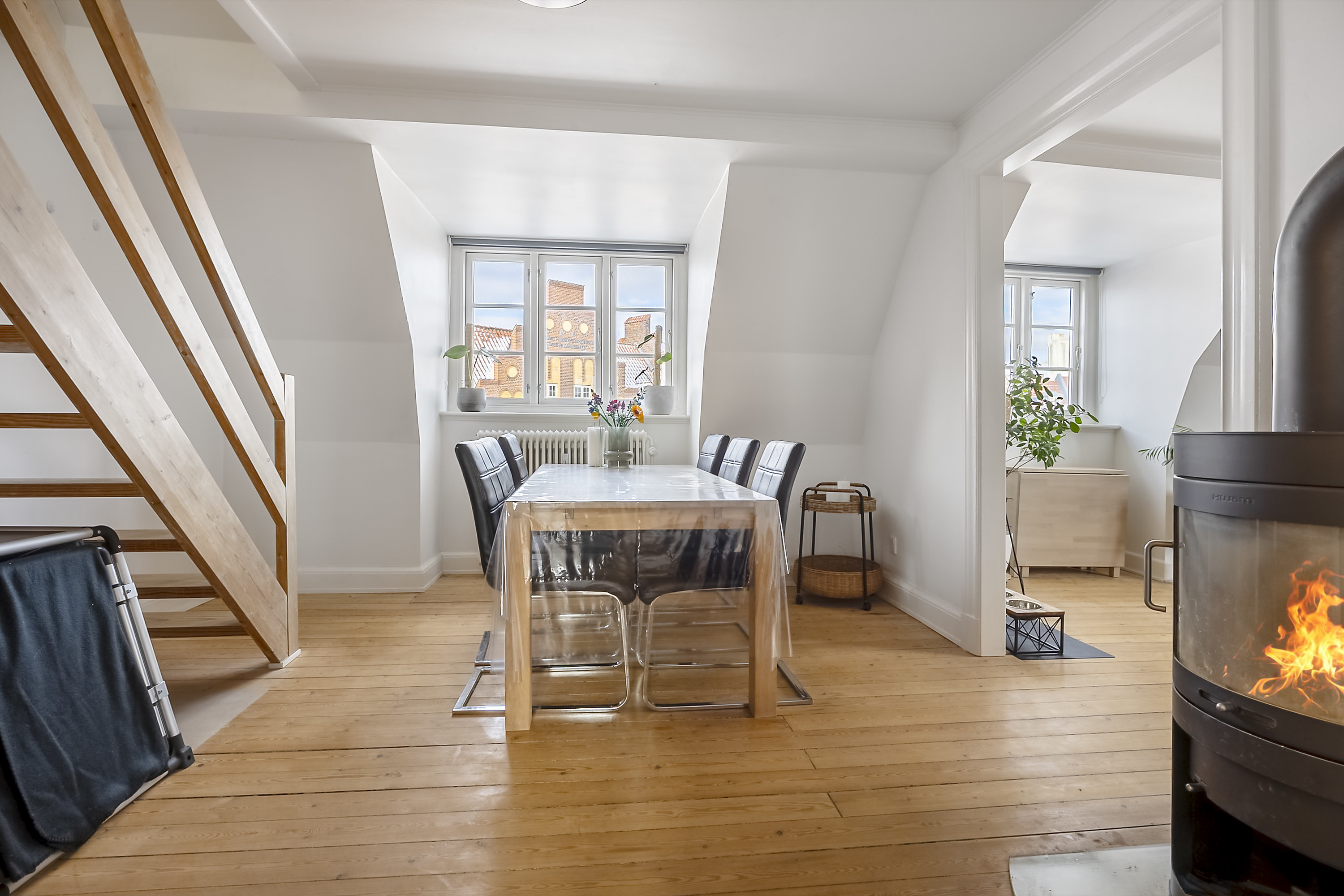 Fremhævet spisestue billede i fuldskærmstilstand. Billede af Bjerregade 28, 2. tv., 8700 Horsens