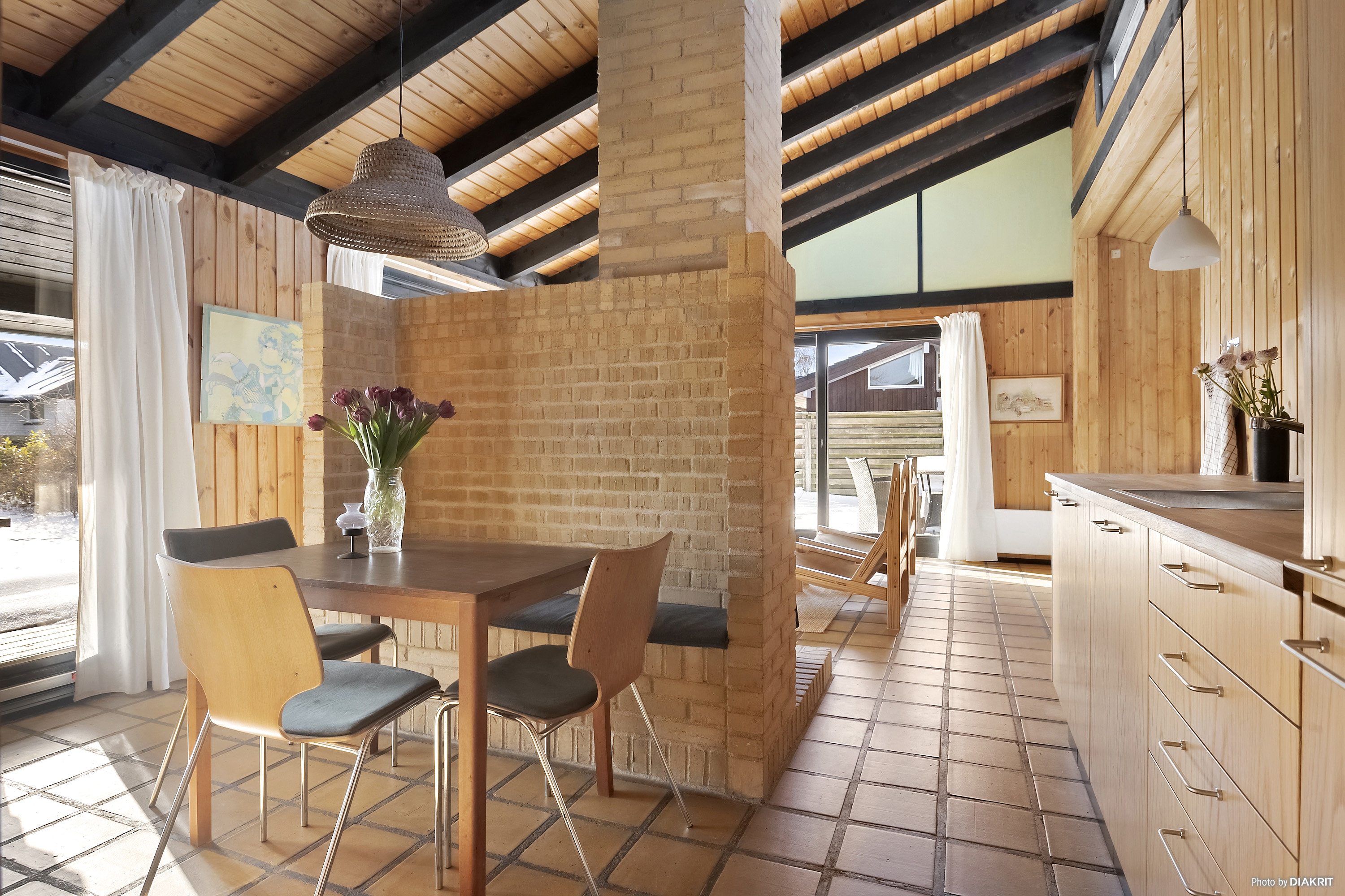 Fremhævet spisekøkken billede i fuldskærmstilstand. Billede af Bogfinkevej 97, Saksild Str, 8300 Odder