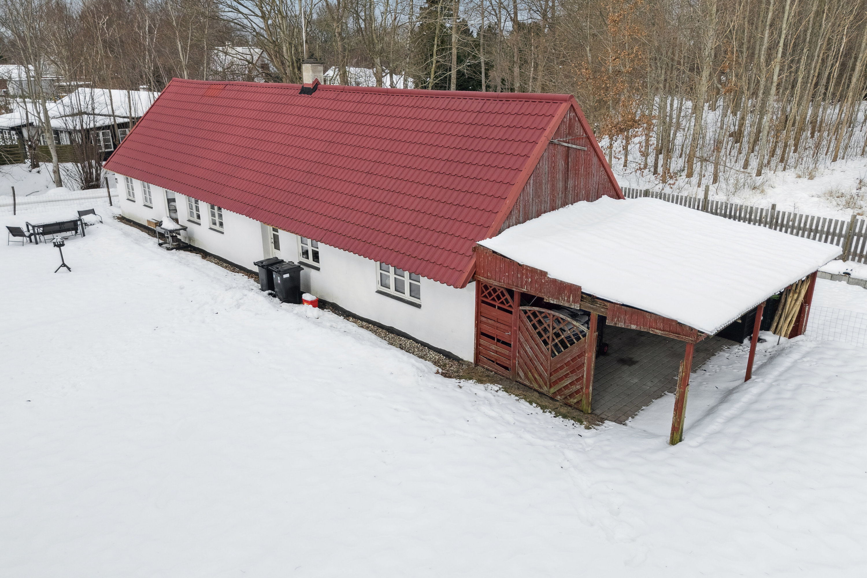 Fremhævet set fra haven billede i fuldskærmstilstand. Billede af Saltbæk Ringvej 23, 4400 Kalundborg