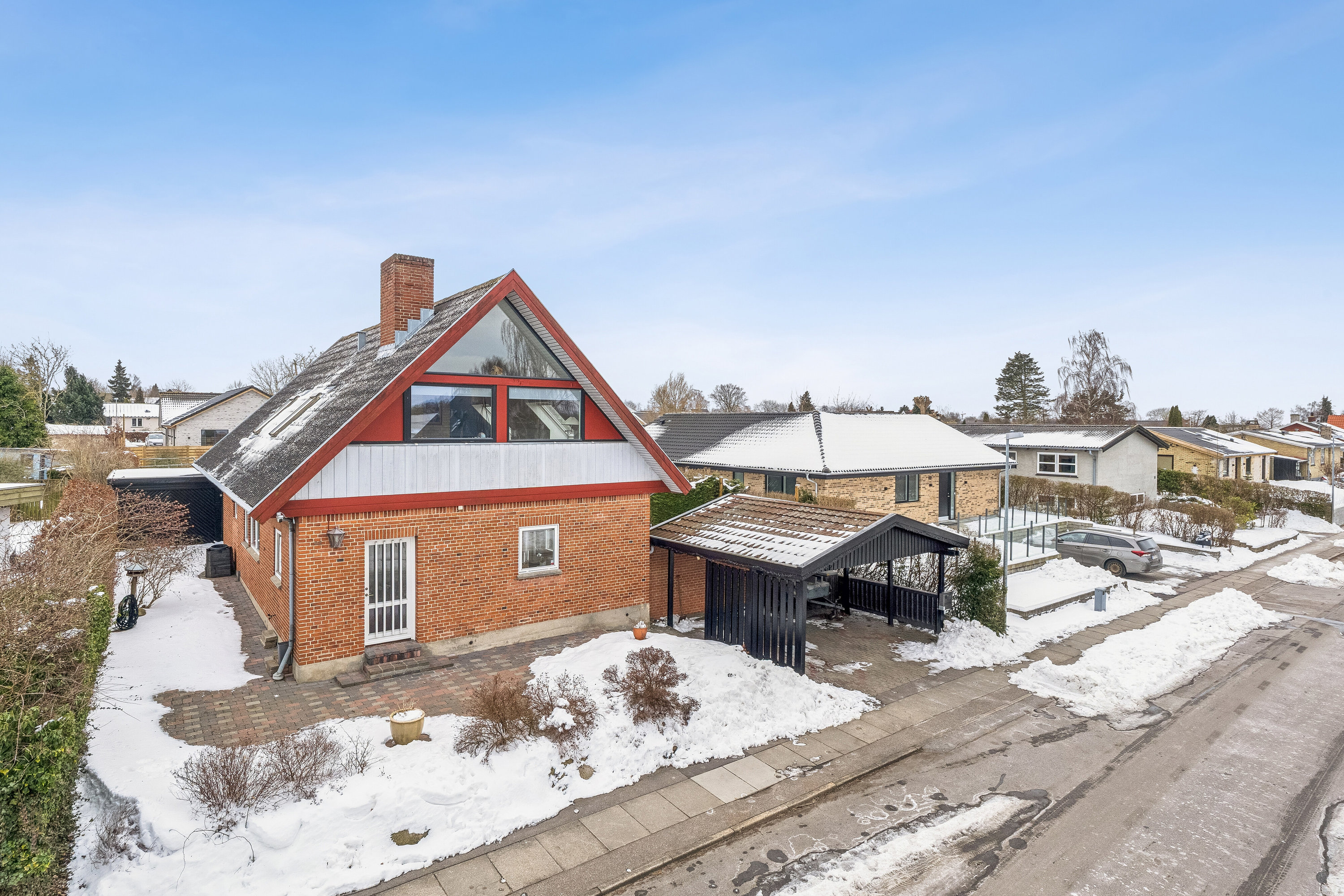 Fremhævet set fra vejen billede i fuldskærmstilstand. Billede af Hejrevej 62, 4000 Roskilde