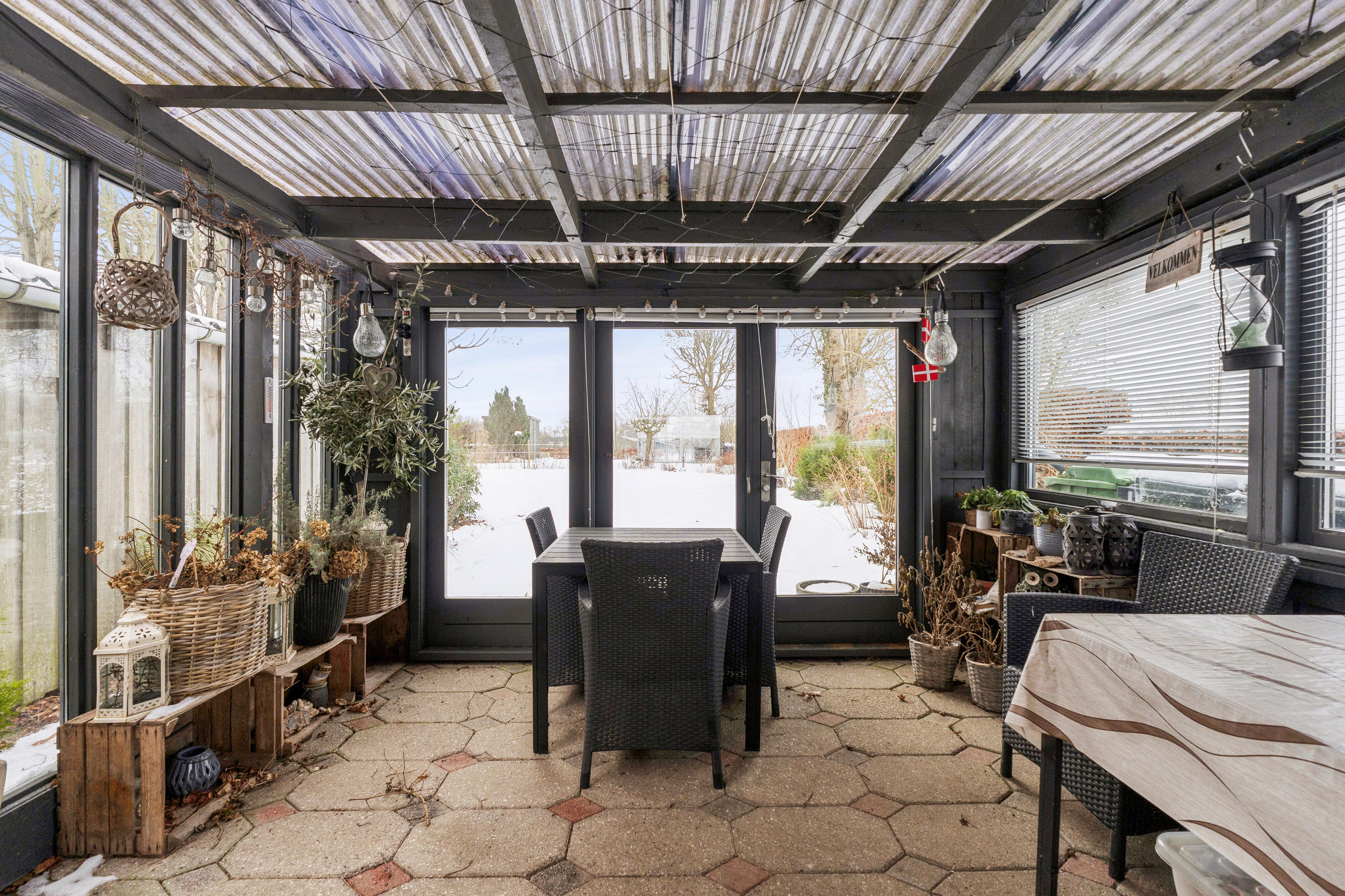 Fremhævet overdækket terrasse billede i fuldskærmstilstand. Billede af Odensevej 161, Aunslev, 5800 Nyborg