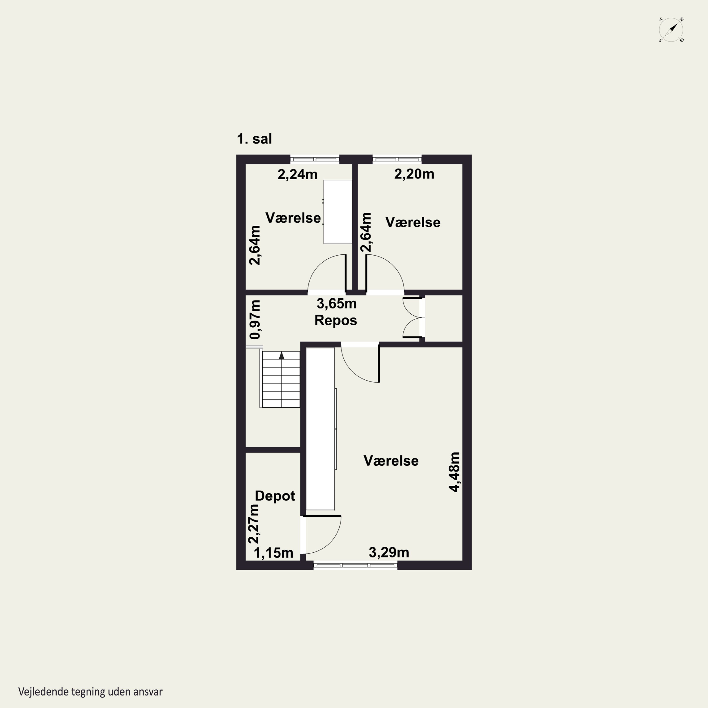 Plantegninger billede af Odensevej 161, Aunslev, 5800 Nyborg
