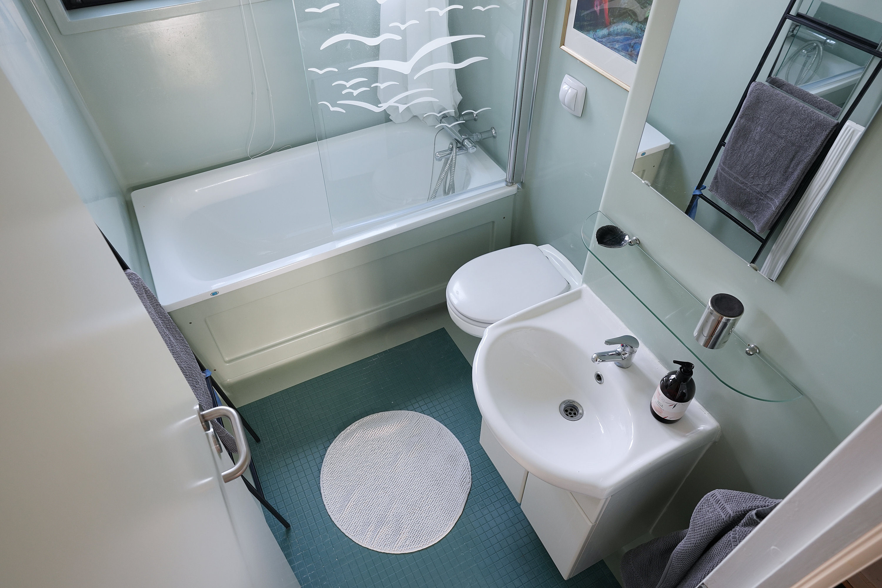 Fremhævet badeværelse billede i fuldskærmstilstand. Billede af Teglgårdsvej 645, st.. tv., 3050 Humlebæk