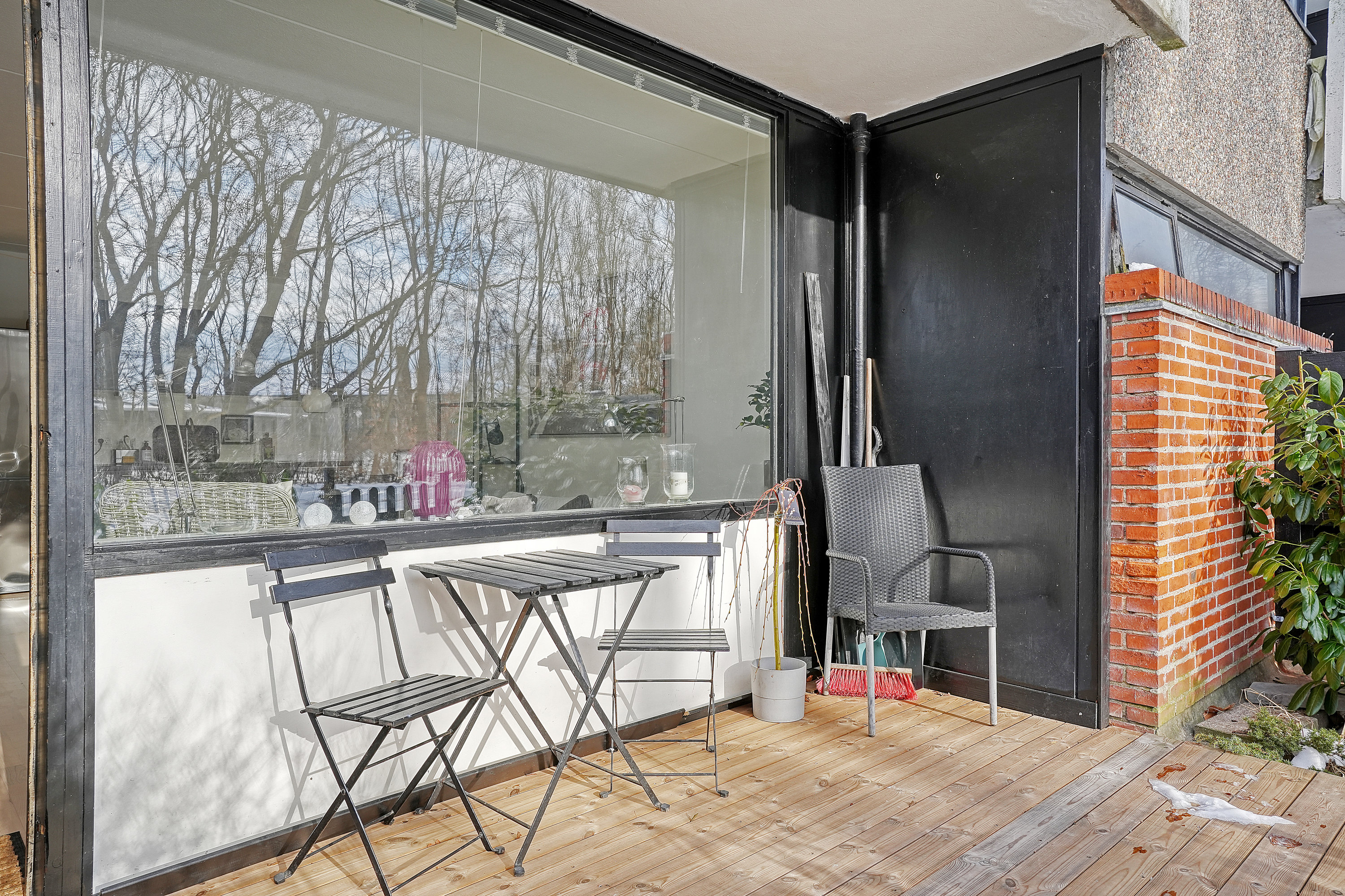 Fremhævet terrasse billede i fuldskærmstilstand. Billede af Teglgårdsvej 645, st.. tv., 3050 Humlebæk