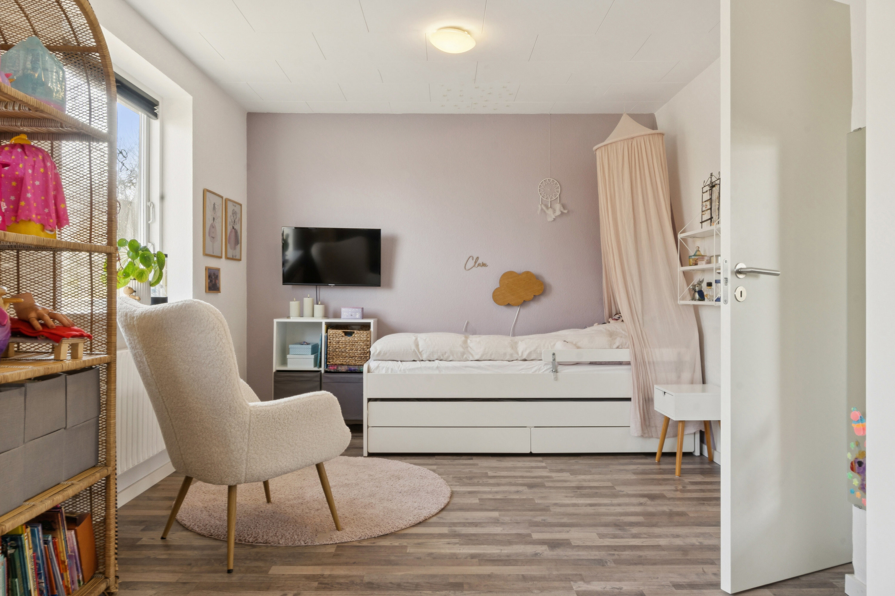 Fremhævet soveværelse billede i fuldskærmstilstand. Billede af Markvænget 25, Tingstrup, 7700 Thisted