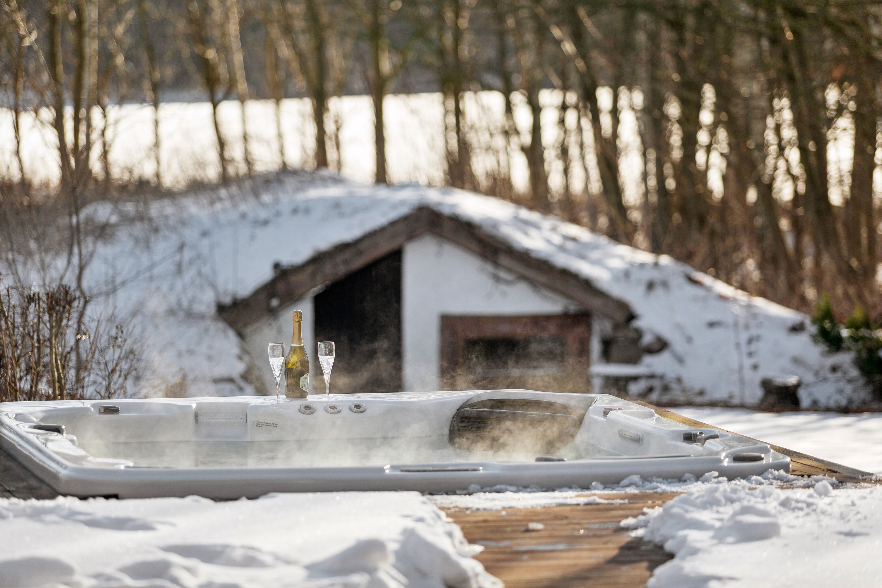 Fremhævet set fra haven billede i fuldskærmstilstand. Billede af Ålborgvej 202, 9800 Hjørring