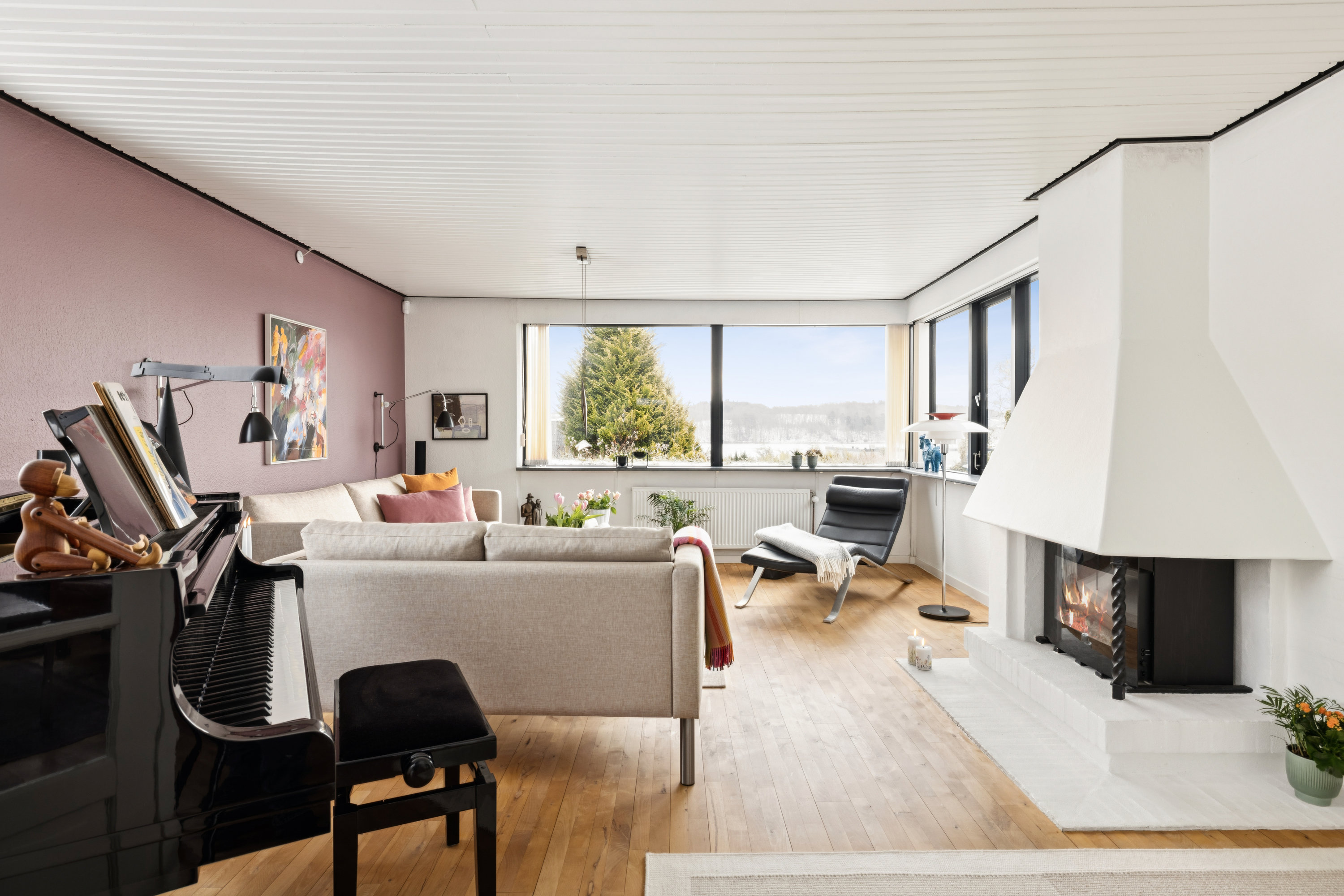 Fremhævet stue billede i fuldskærmstilstand. Billede af Arildsvej 6, 8800 Viborg