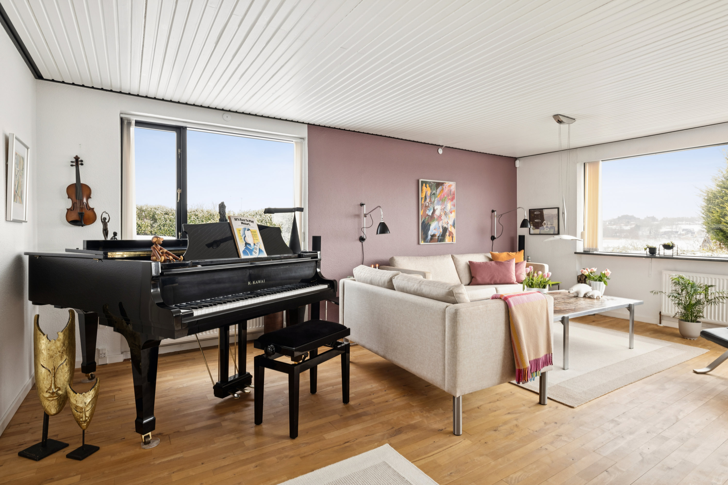 Fremhævet stue billede i fuldskærmstilstand. Billede af Arildsvej 6, 8800 Viborg