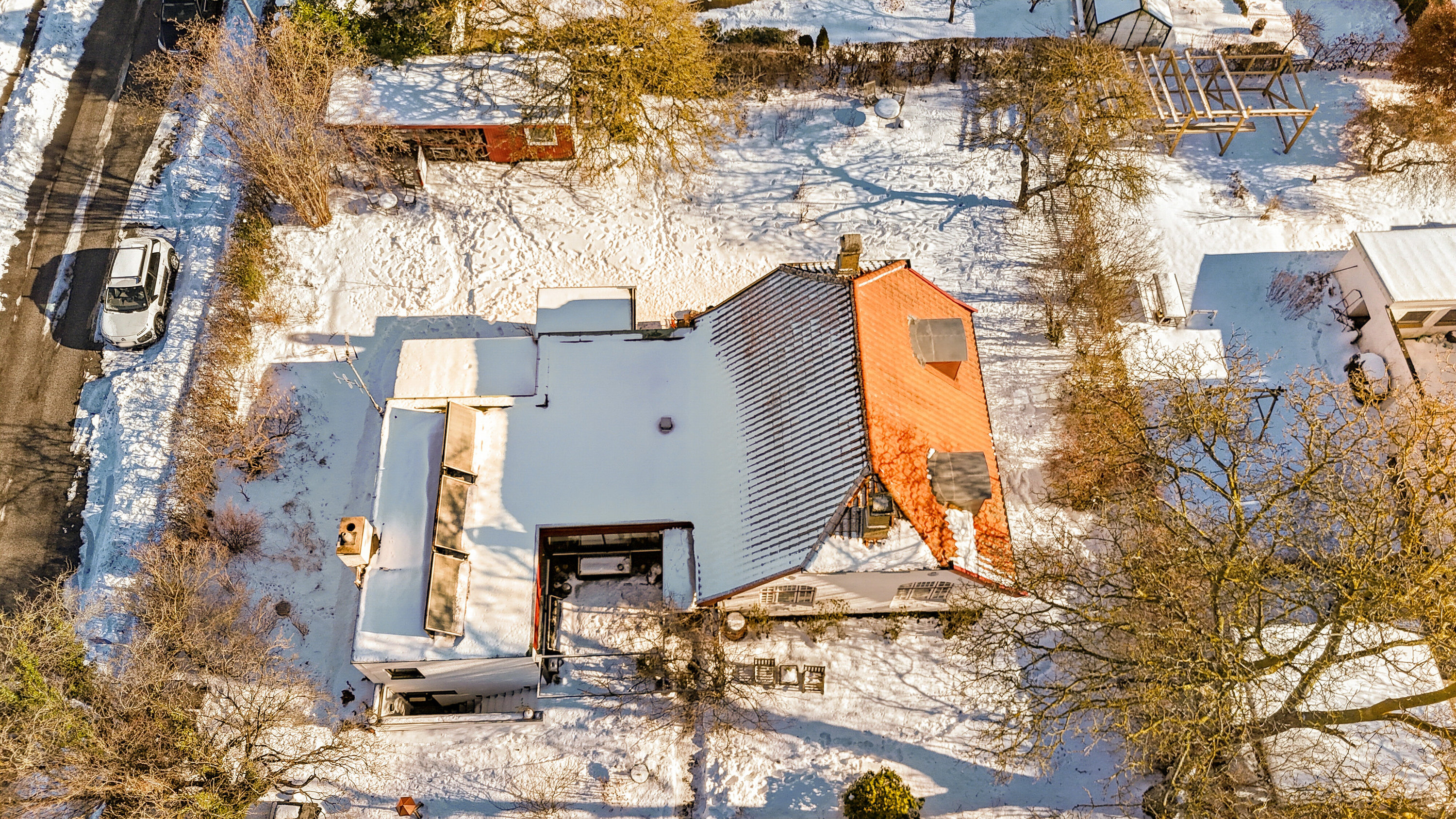 Fremhævet luftfoto billede i fuldskærmstilstand. Billede af Dianavej 28, 2610 Rødovre