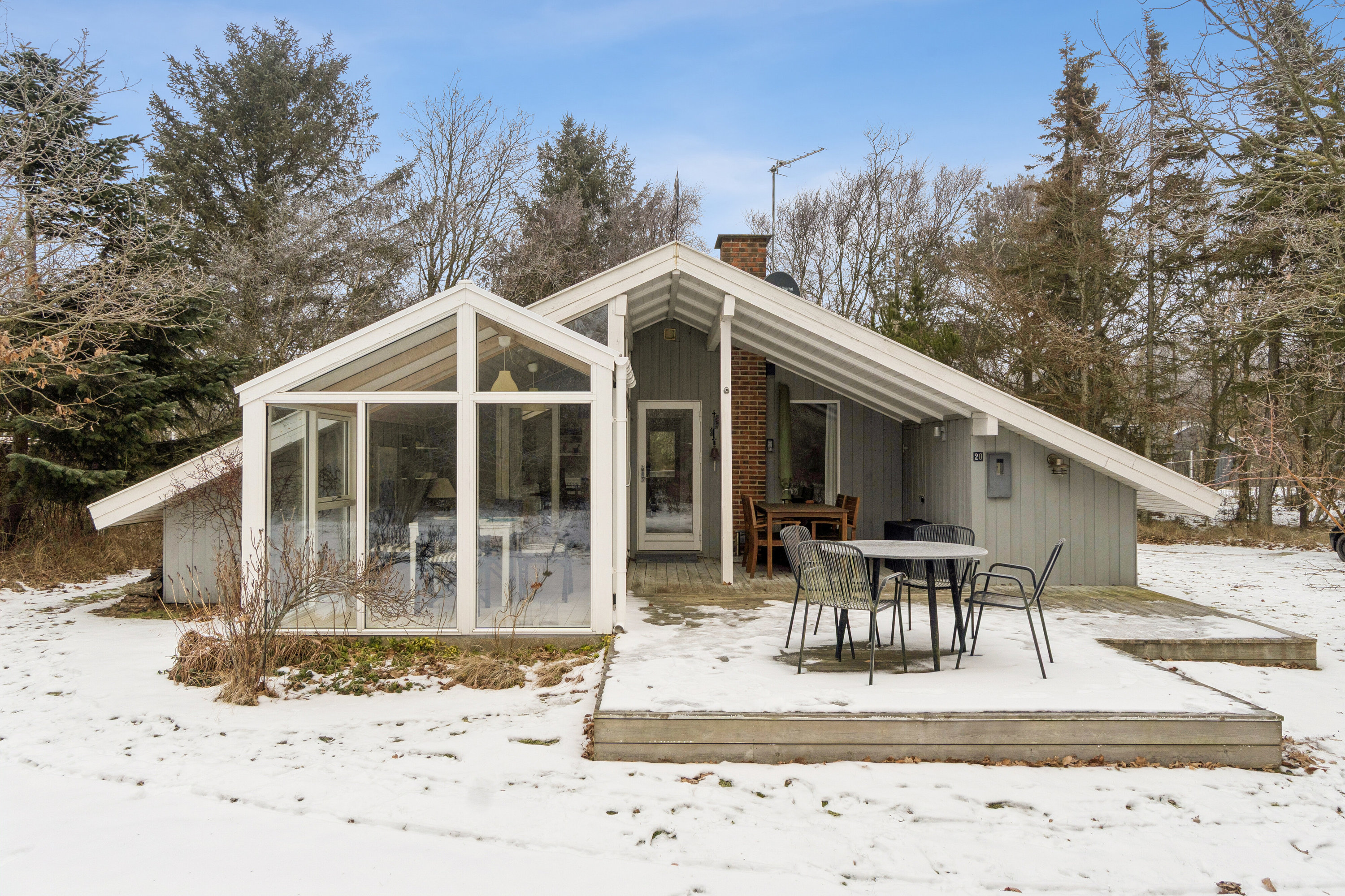 Fremhævet set fra haven billede i fuldskærmstilstand. Billede af Vagtelvej 20, Draget, 7760 Hurup Thy