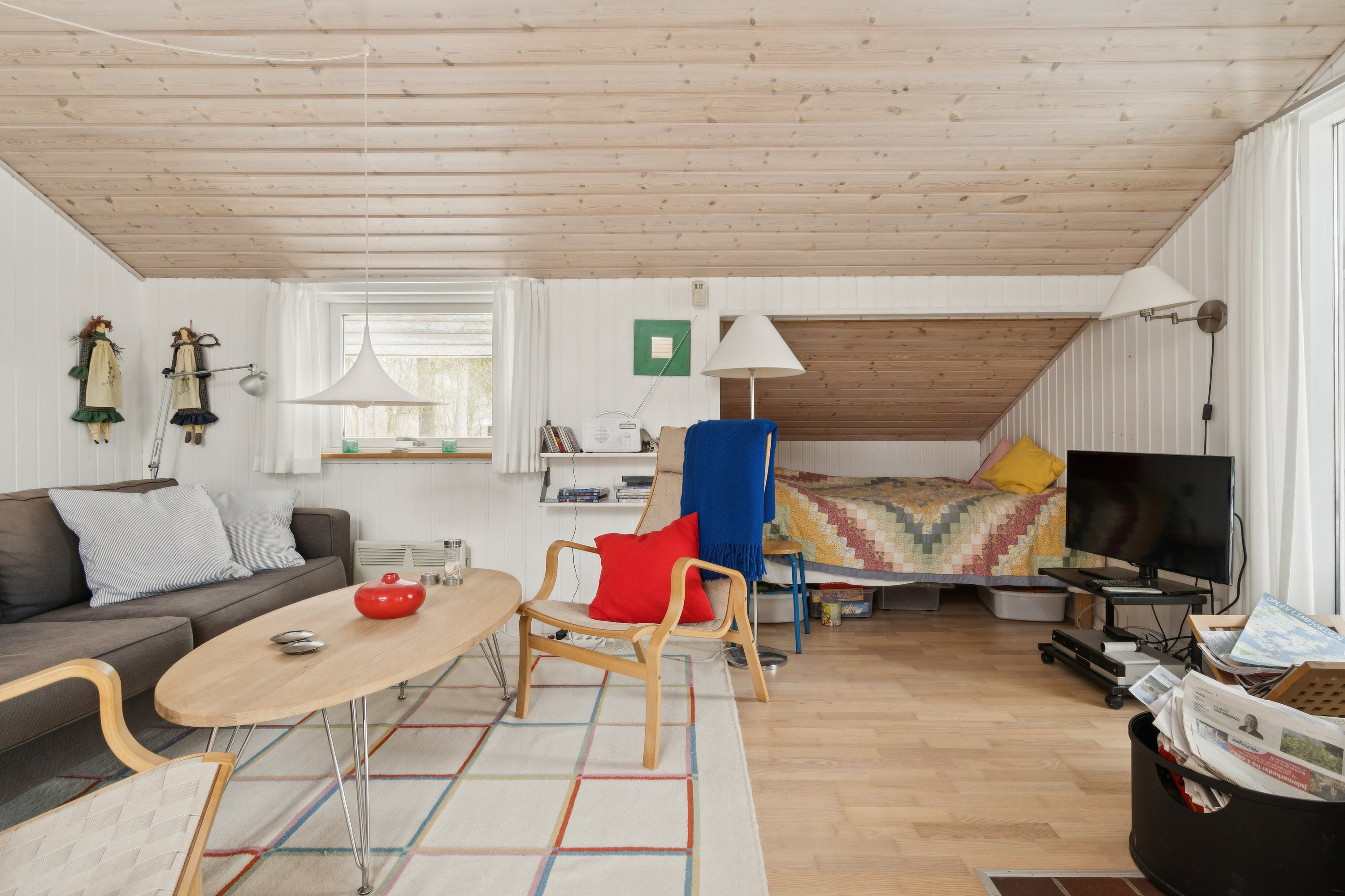 Fremhævet stue billede i fuldskærmstilstand. Billede af Vagtelvej 20, Draget, 7760 Hurup Thy