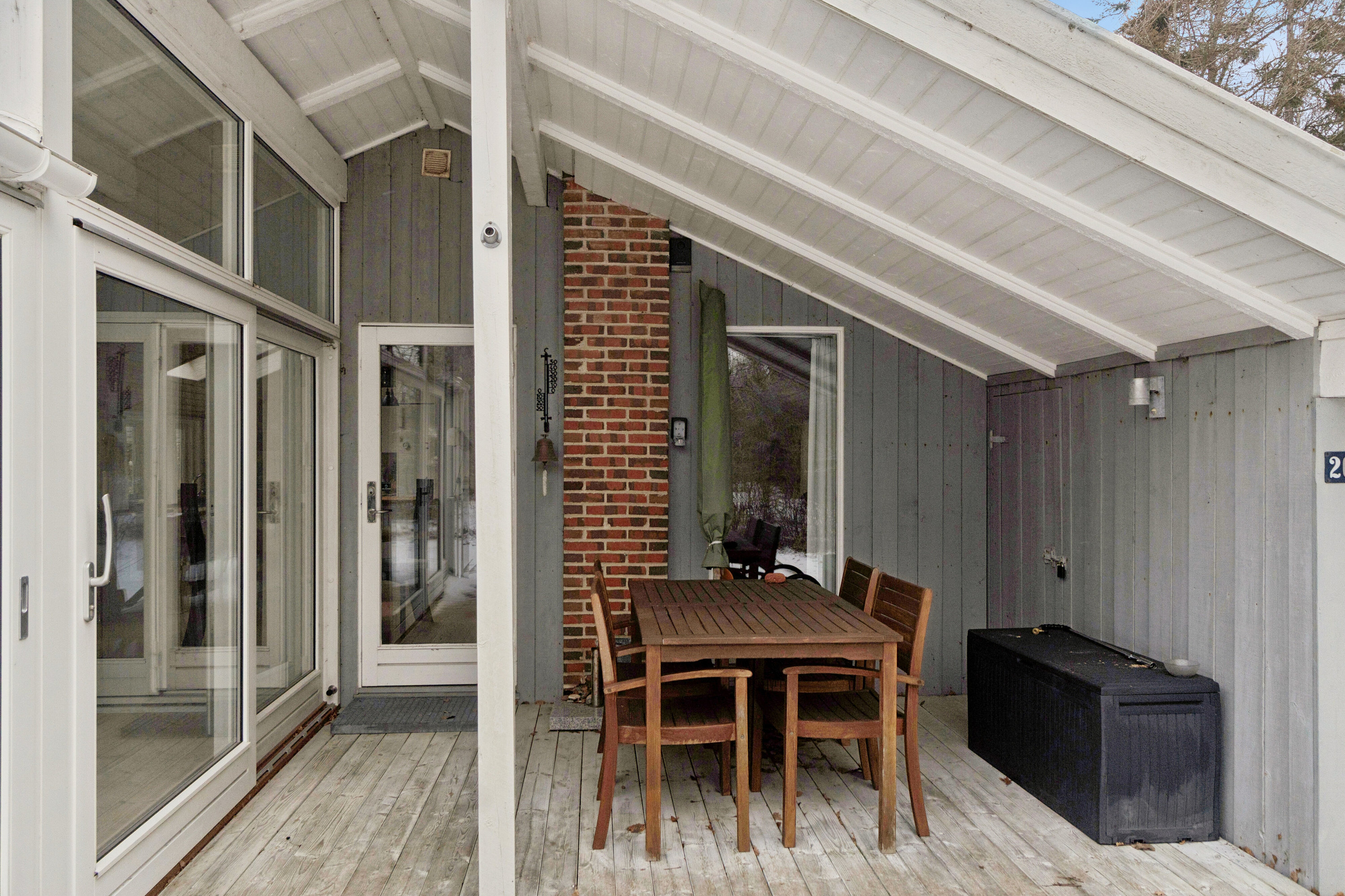 Fremhævet overdækket terrasse billede i fuldskærmstilstand. Billede af Vagtelvej 20, Draget, 7760 Hurup Thy