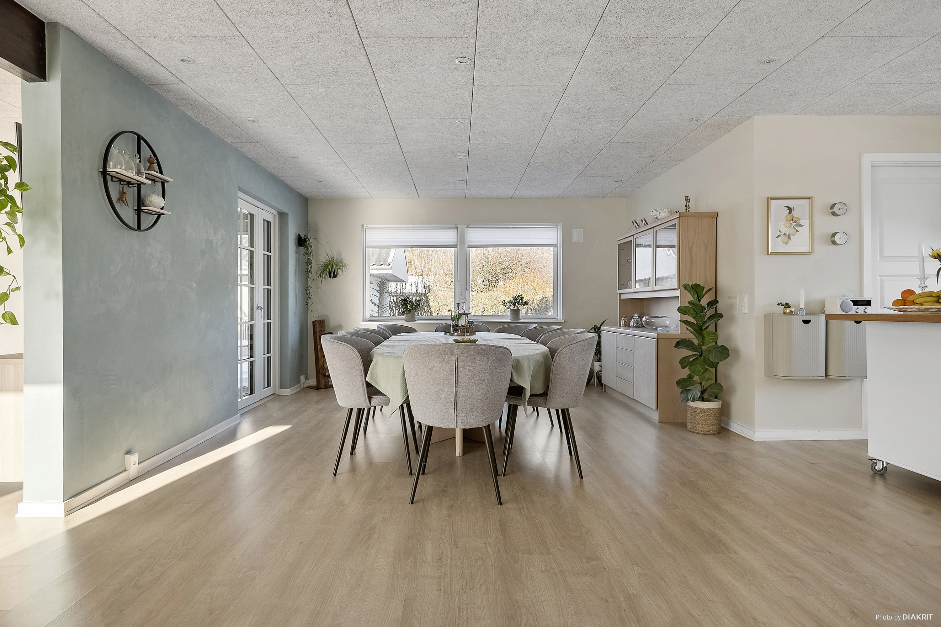 Fremhævet spisestue billede i fuldskærmstilstand. Billede af Fruenshave 17, 8732 Hovedgård