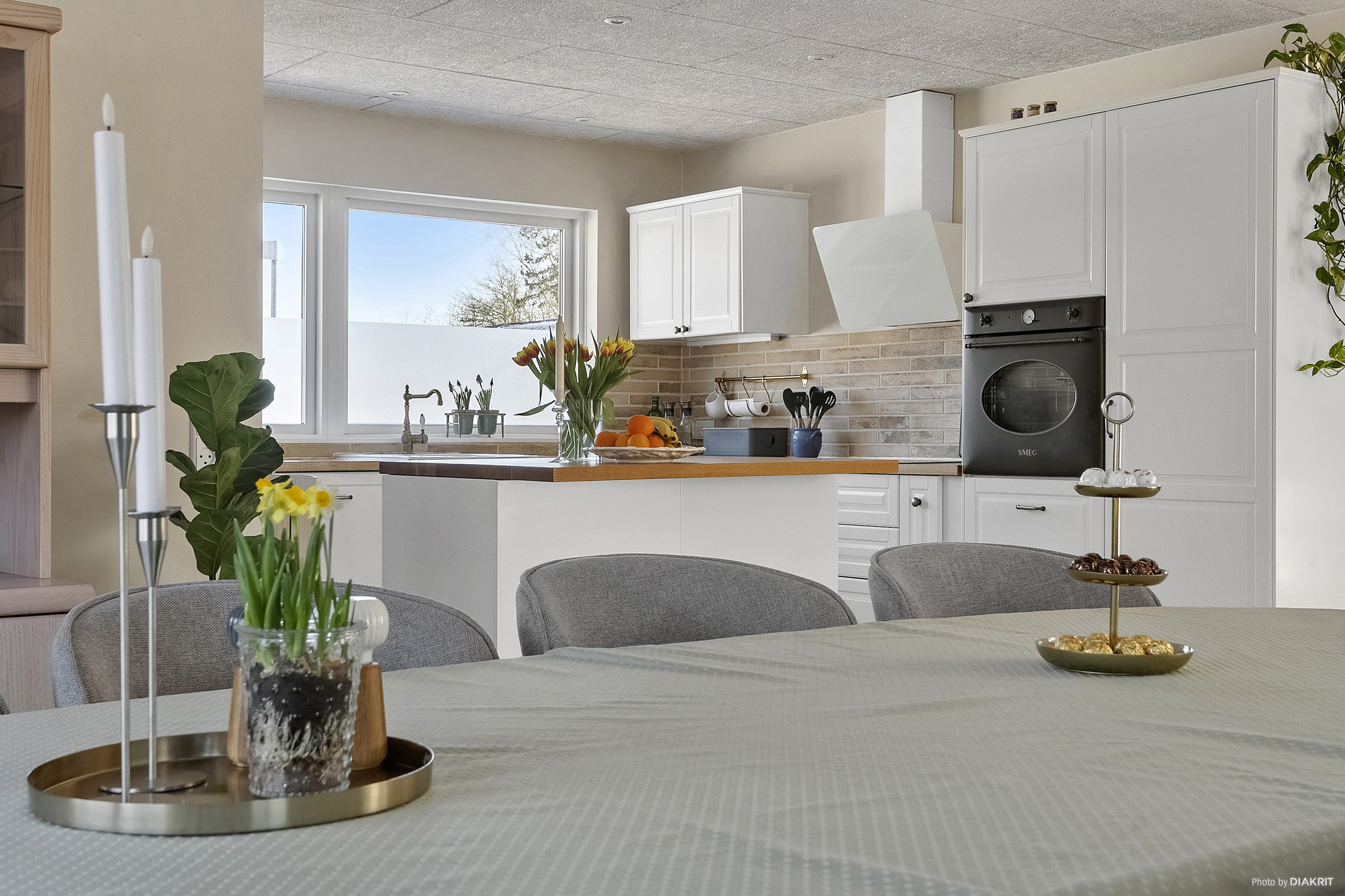 Fremhævet spisekøkken billede i fuldskærmstilstand. Billede af Fruenshave 17, 8732 Hovedgård